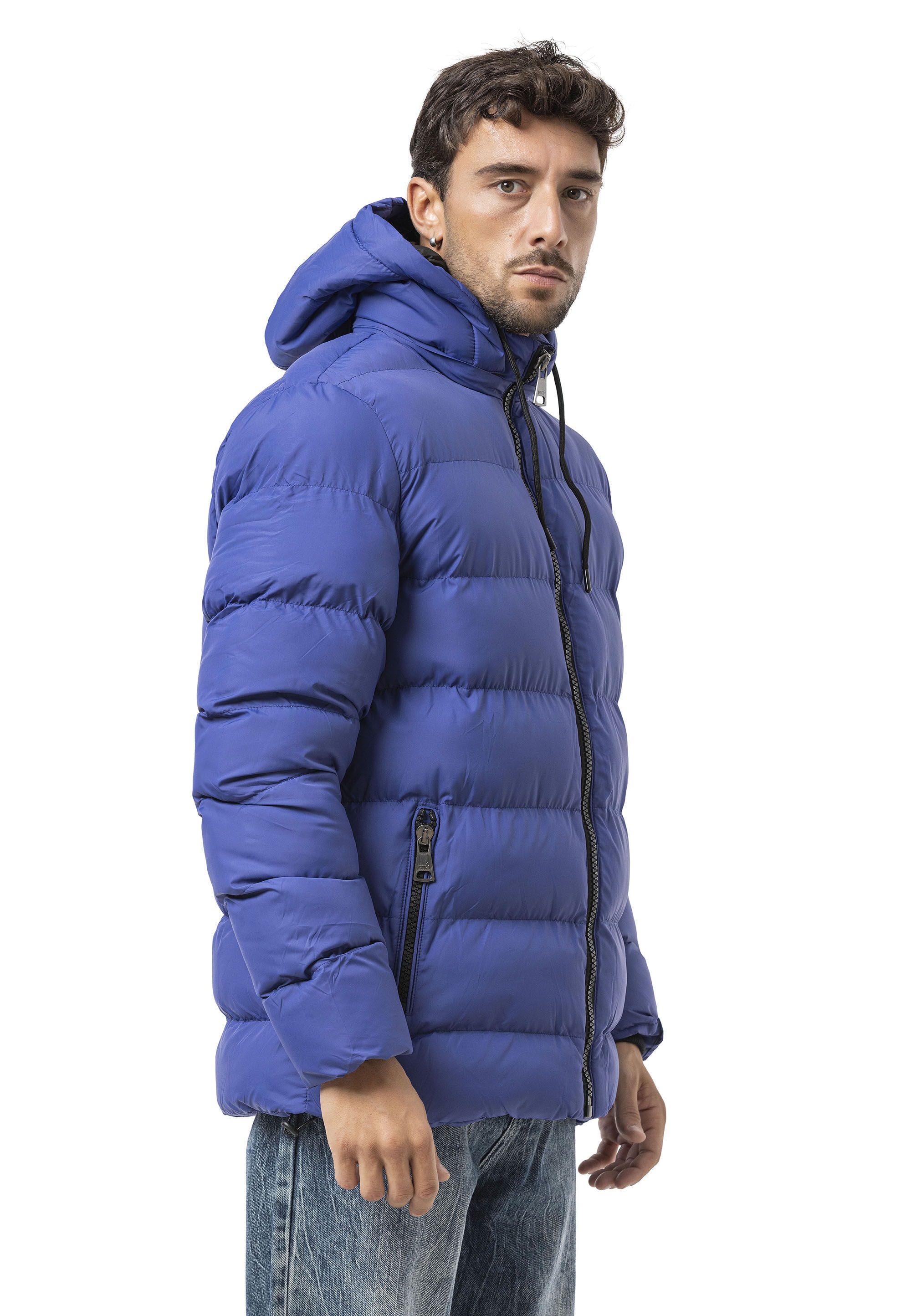 Cipo & Baxx Winterjacke »Cipo & Baxx Jacke« mit Kapuze im Steppdesign