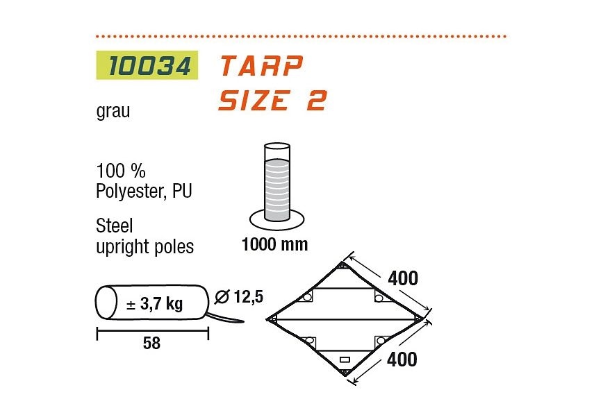 High Peak Sonnensegel »Tarp«