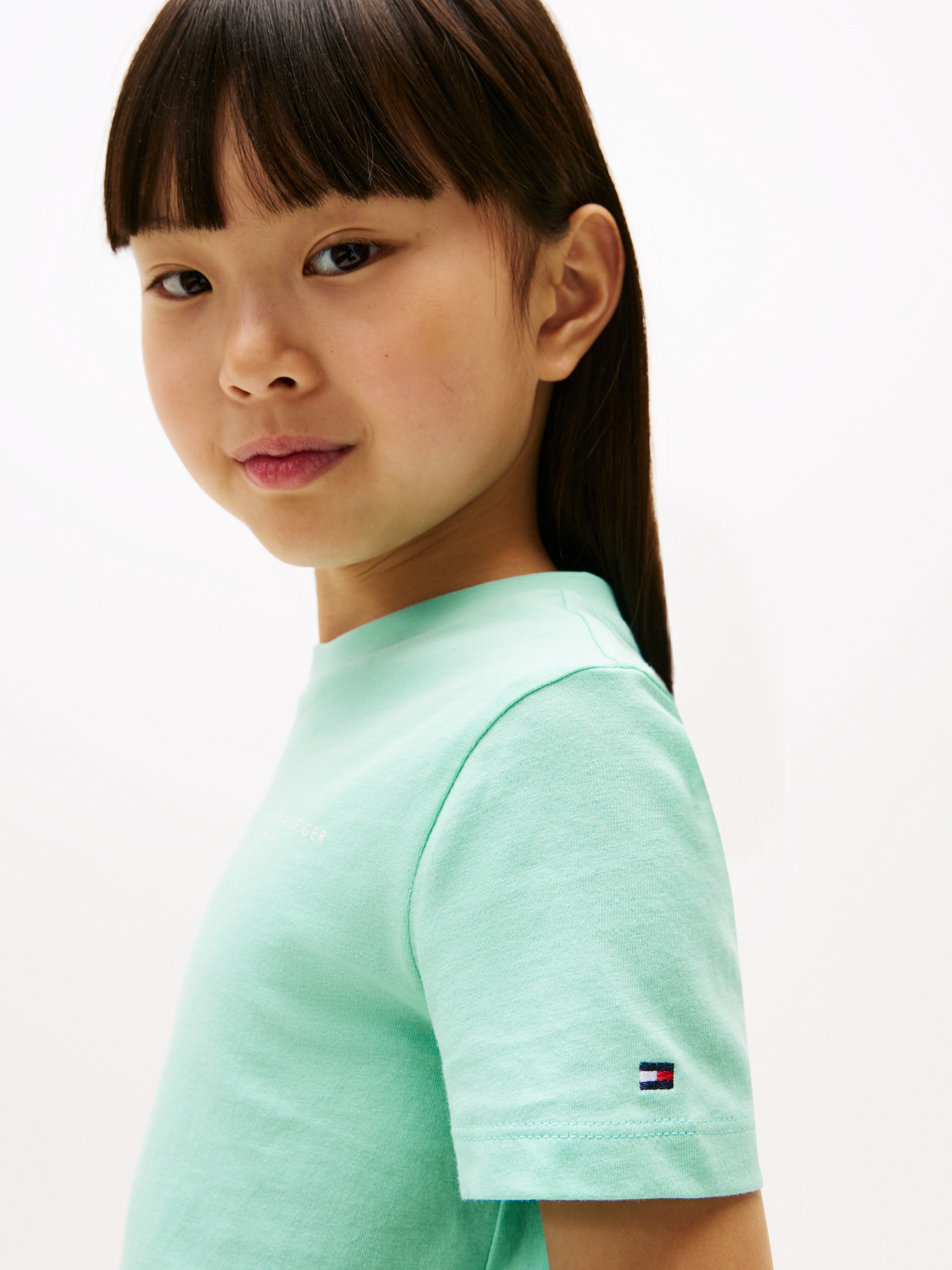 Tommy Hilfiger T-Shirt »MINI CORP T-SHIRT« in Unifarbe