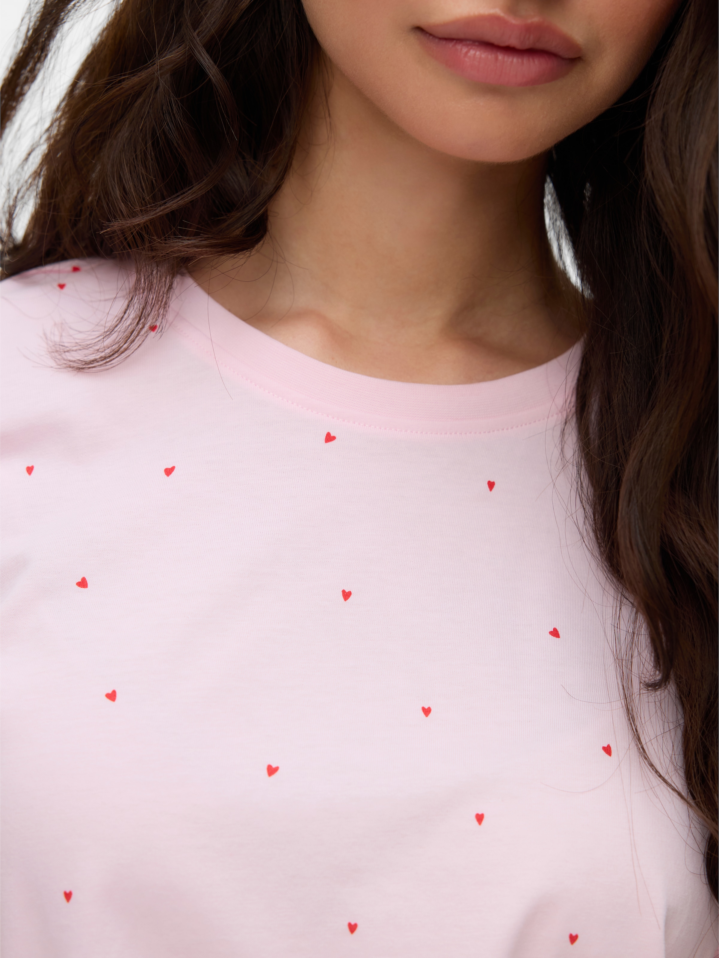 Vero Moda Kurzarmshirt »VMPAULINA AOP SS T-SHIRT GA JRS NOOS« Baumwolle, regular fit