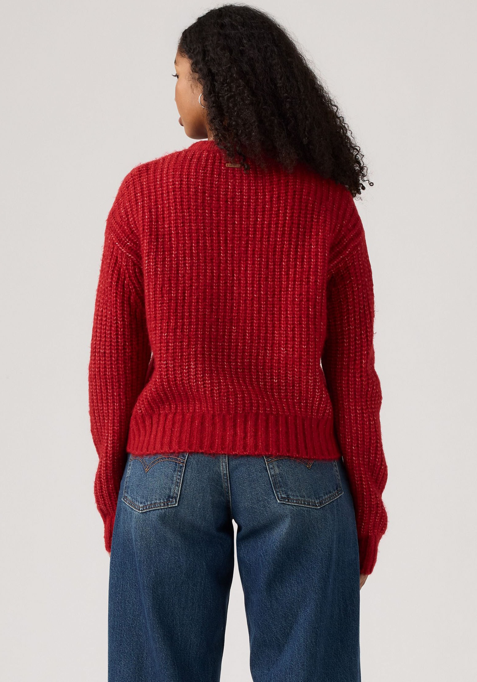 Levi's® Strickjacke, Wärmender, pflegeleichter Materialmix