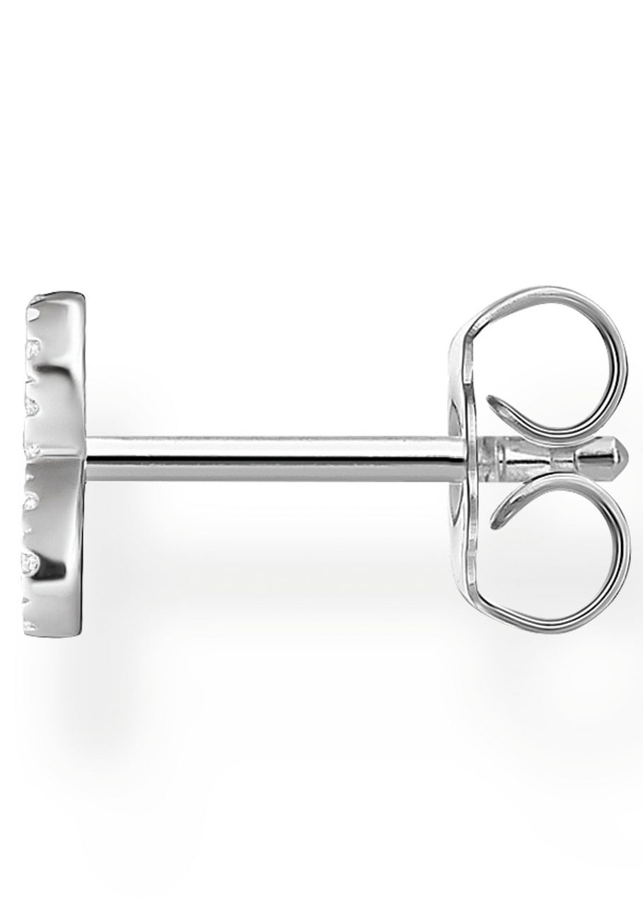 THOMAS SABO Single-Ohrstecker »Infinity/Unendlichkeitsschleife, H2216-051-14, H2216-414-14«, mit Zirkonia (synth.)