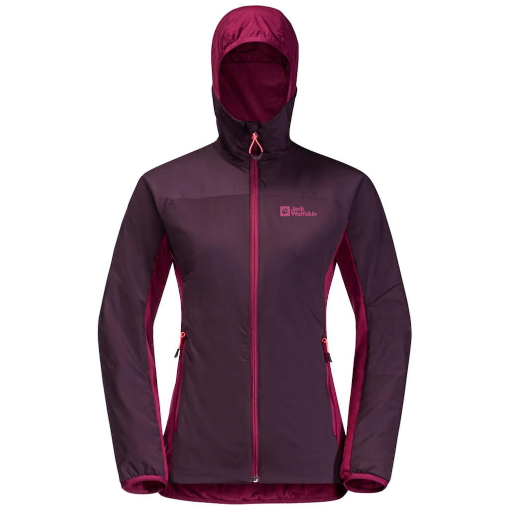 Jack Wolfskin Funktionsjacke »ALPSPITZE INS HOODY W«, mit Kapuze