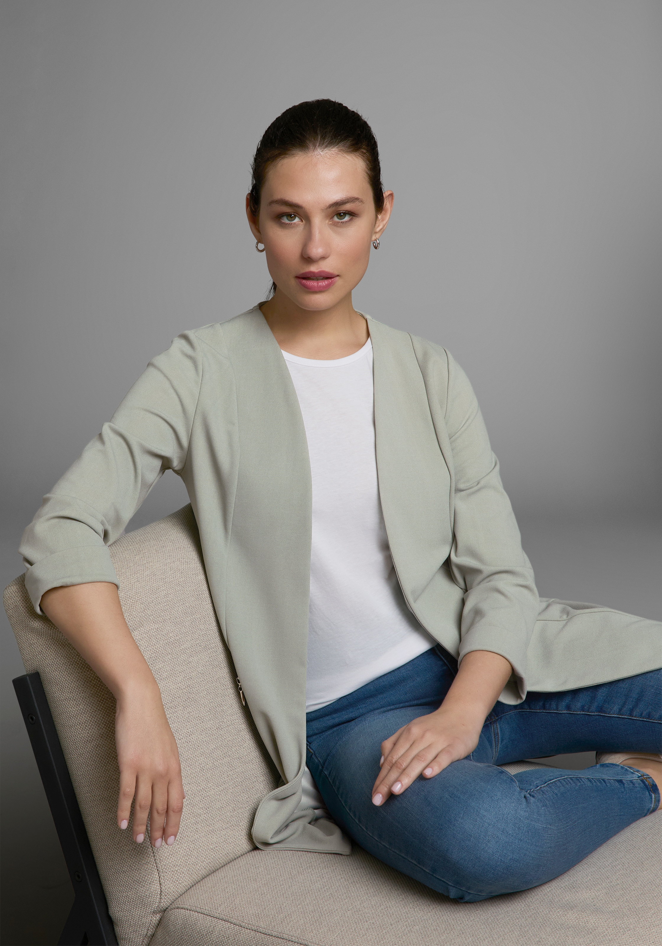 Laura Scott Longblazer, mit Reißverschlüssen