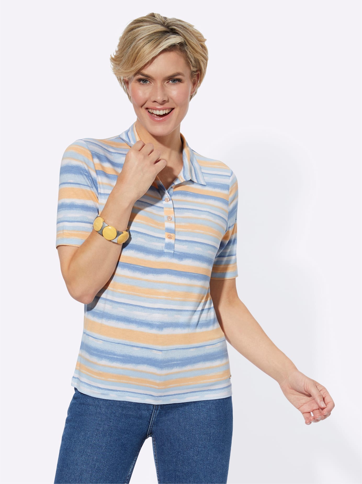 Casual Looks Poloshirt »Poloshirt«, (1 tlg.)