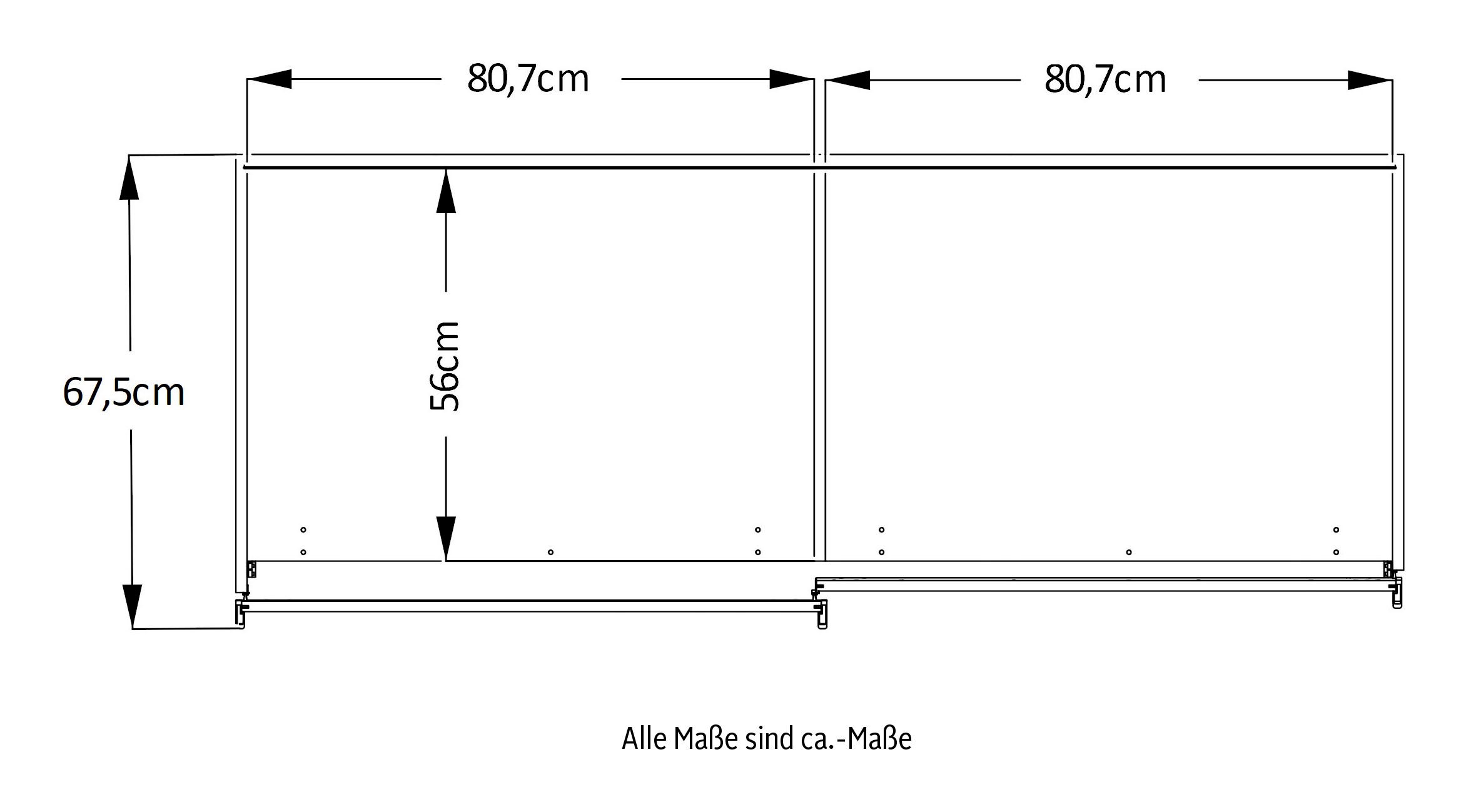 STAUD Schwebetürenschrank »Sinfonie Plus, edles Design in hochwertiger Qualität, Made in Germany« Mit vier verschiedenen Ausstattungsvarianten
