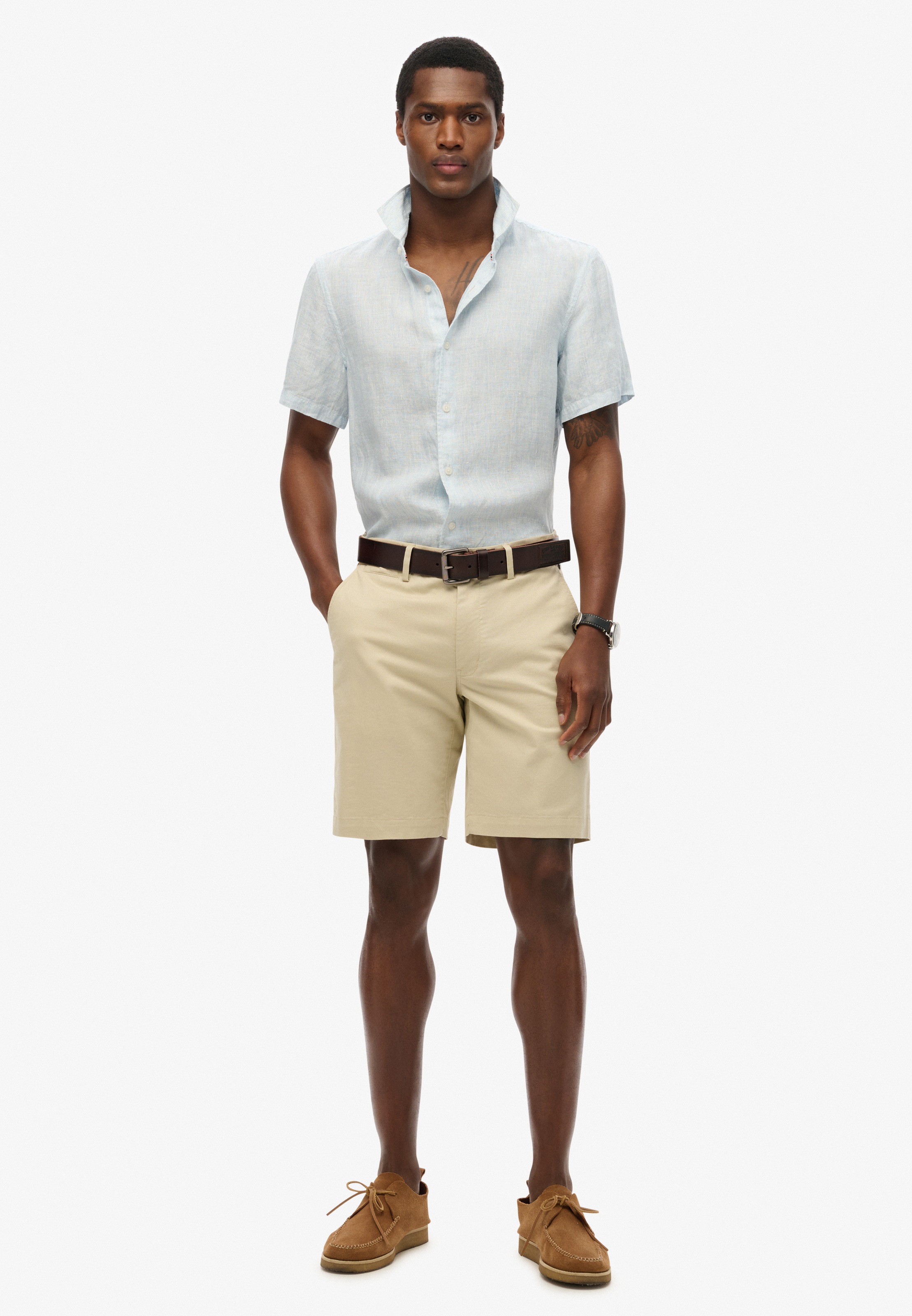 Superdry Kurzarmhemd »VACATION LINEN S/S SHIRT«