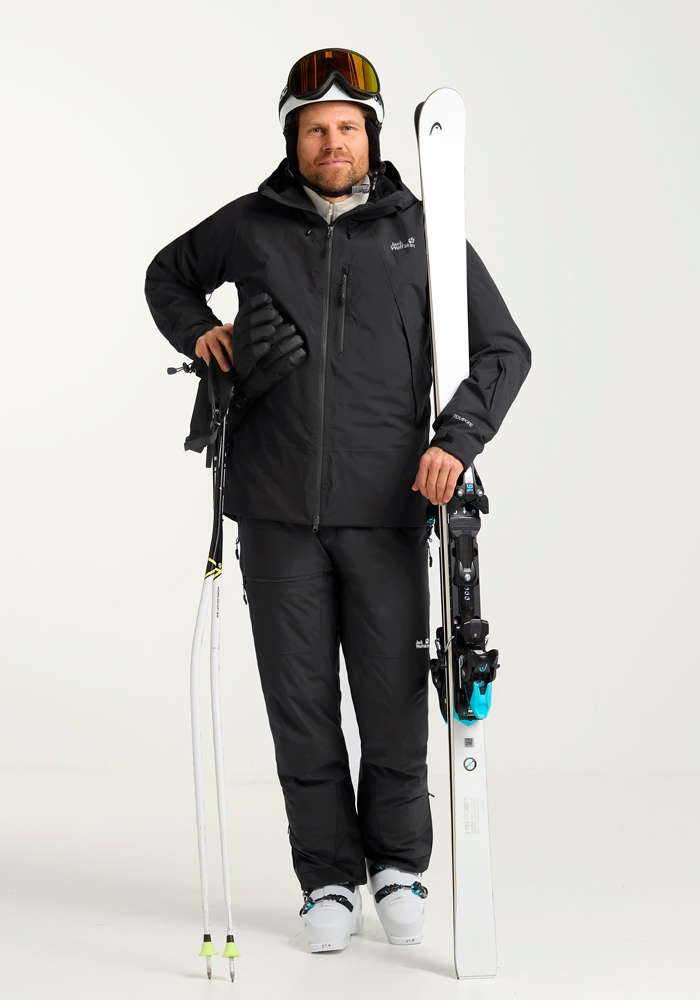 Jack Wolfskin Skijacke »FLOWLINE PRO 2L INS JKT M«, mit Kapuze