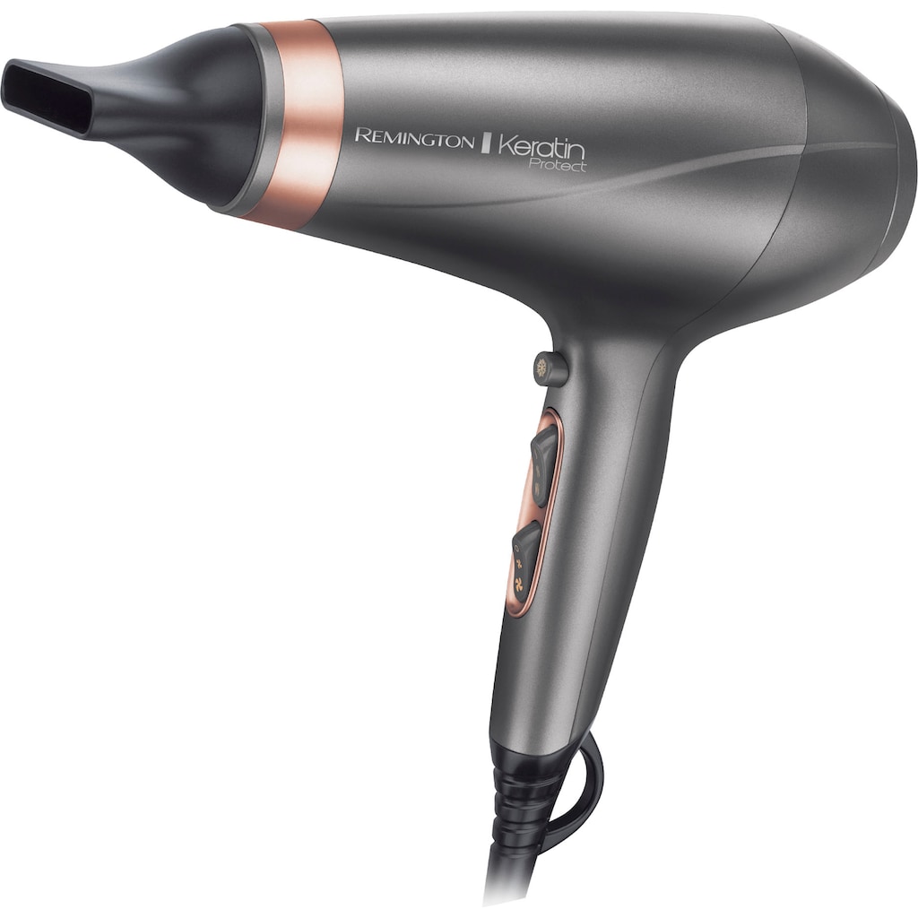 Remington Haartrockner »AC8820 E51 Keratin Protect Dryer«, 2200 W, 3 Aufsätze