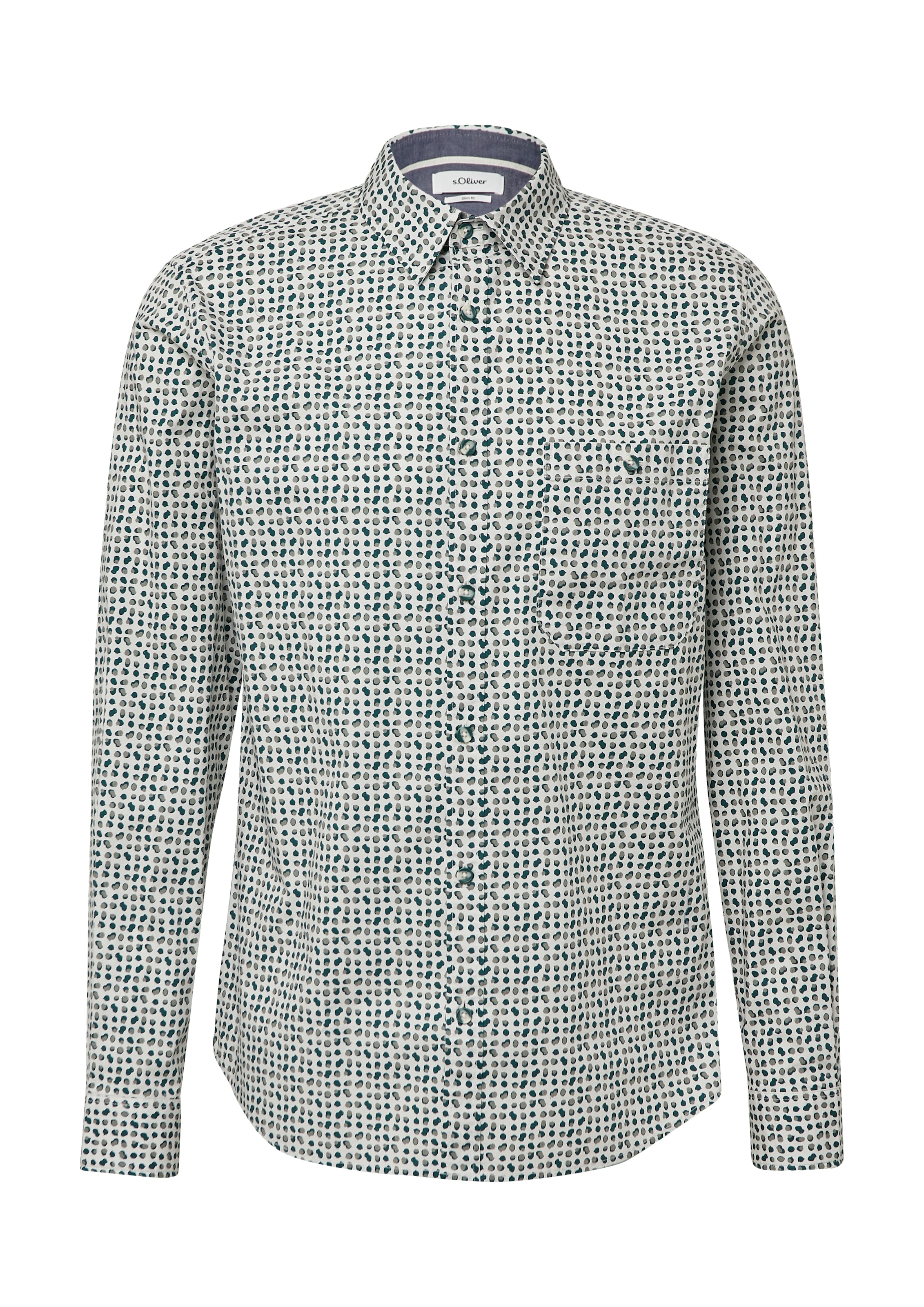 s.Oliver Langarmhemd mit Kontrast-Details