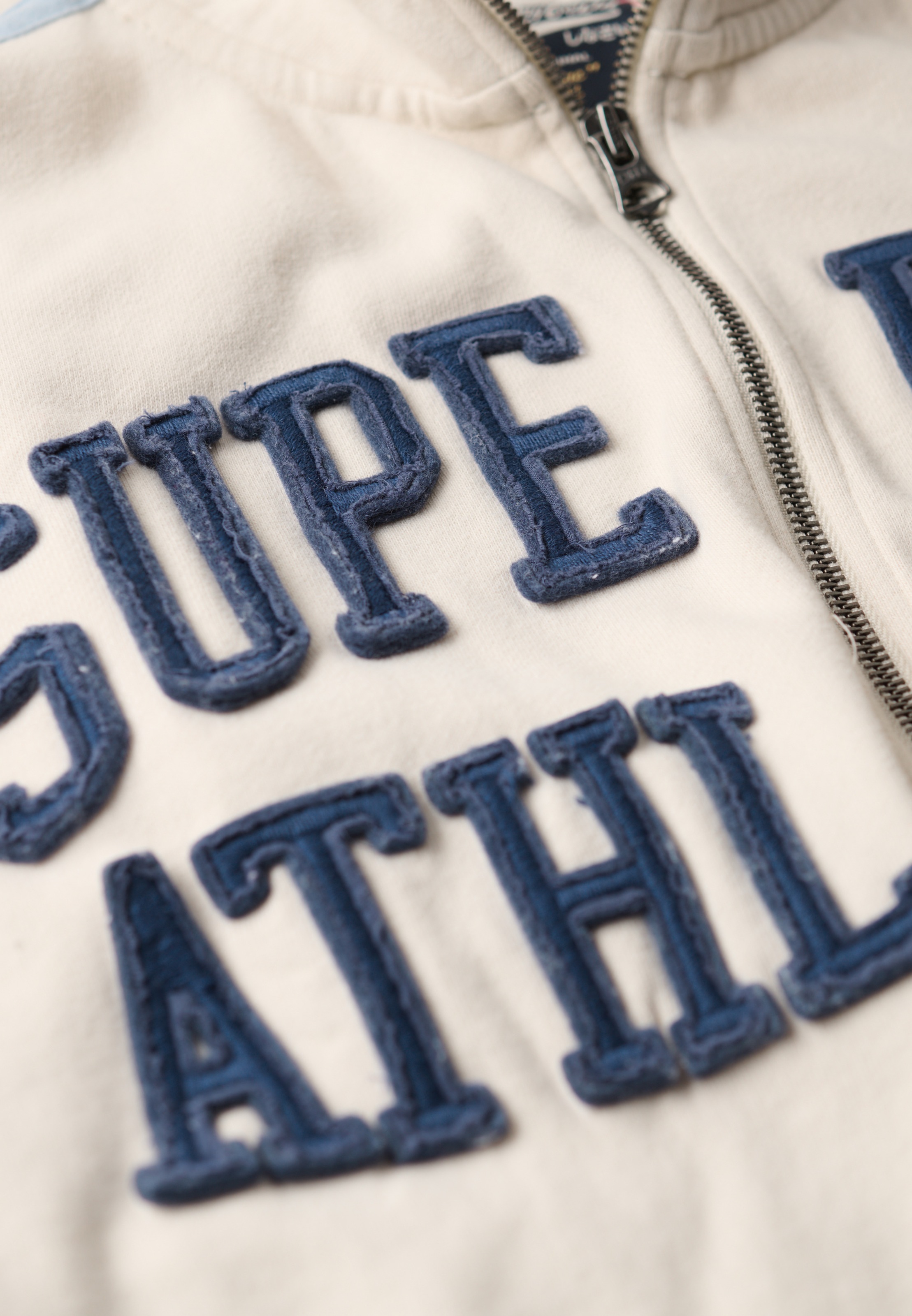 Superdry Sweatjacke »ATHLETIC APPLQ LOOSE ZIP TRACK«