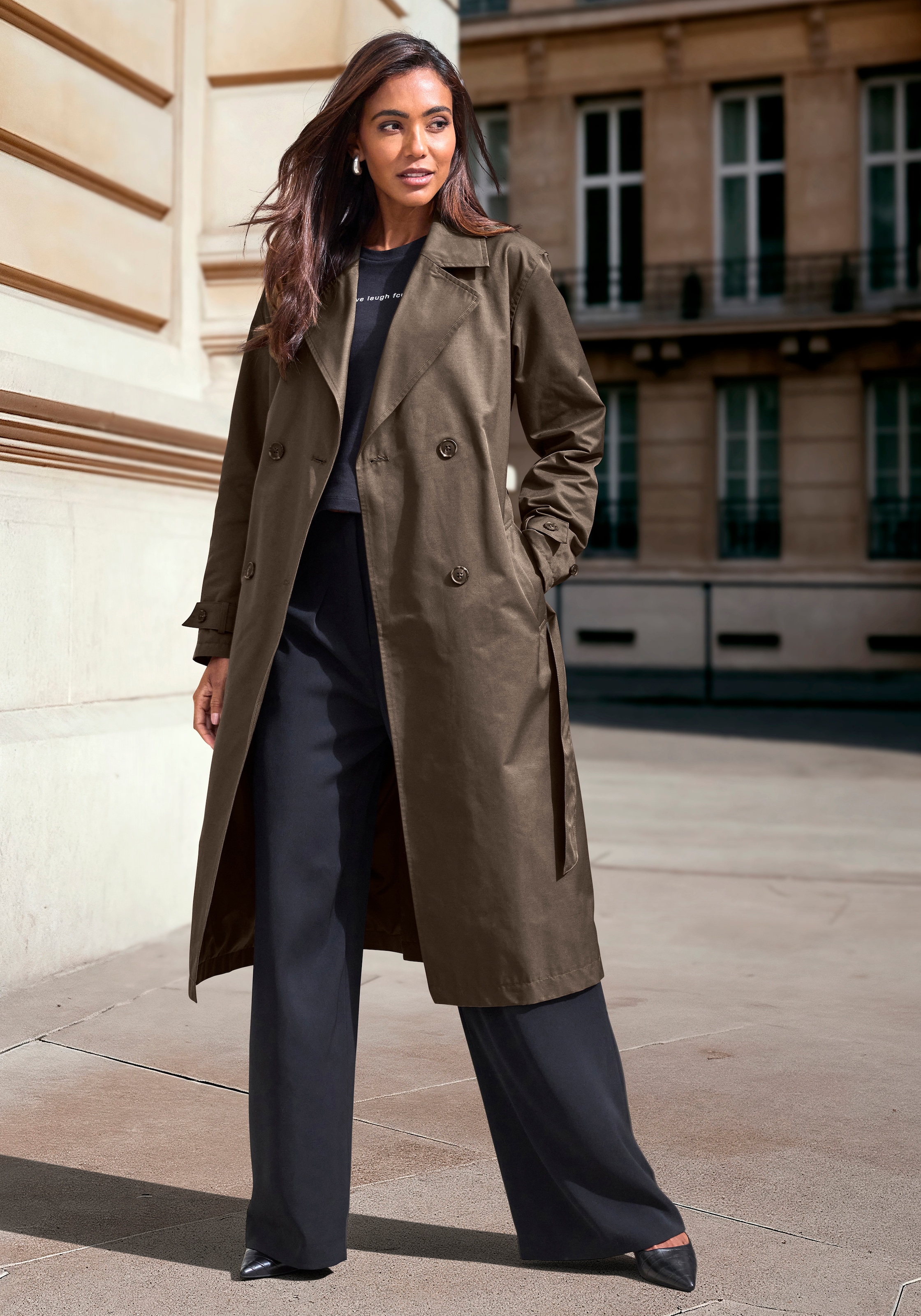French Connection Trenchcoat Trenchcoat im Blouson-Style