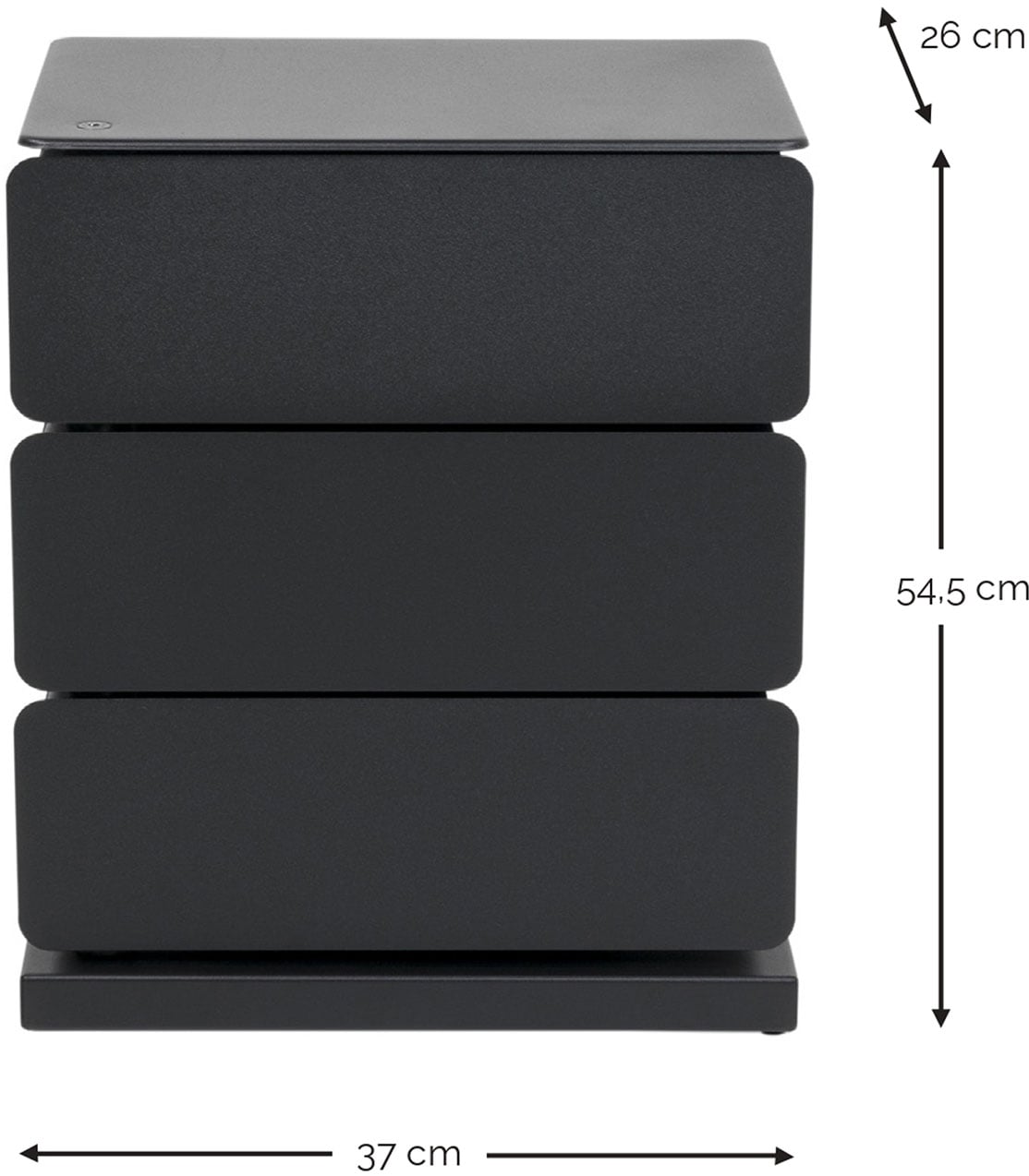 Spinder Design Kommode »Joey« Metall, Breite 37 cm