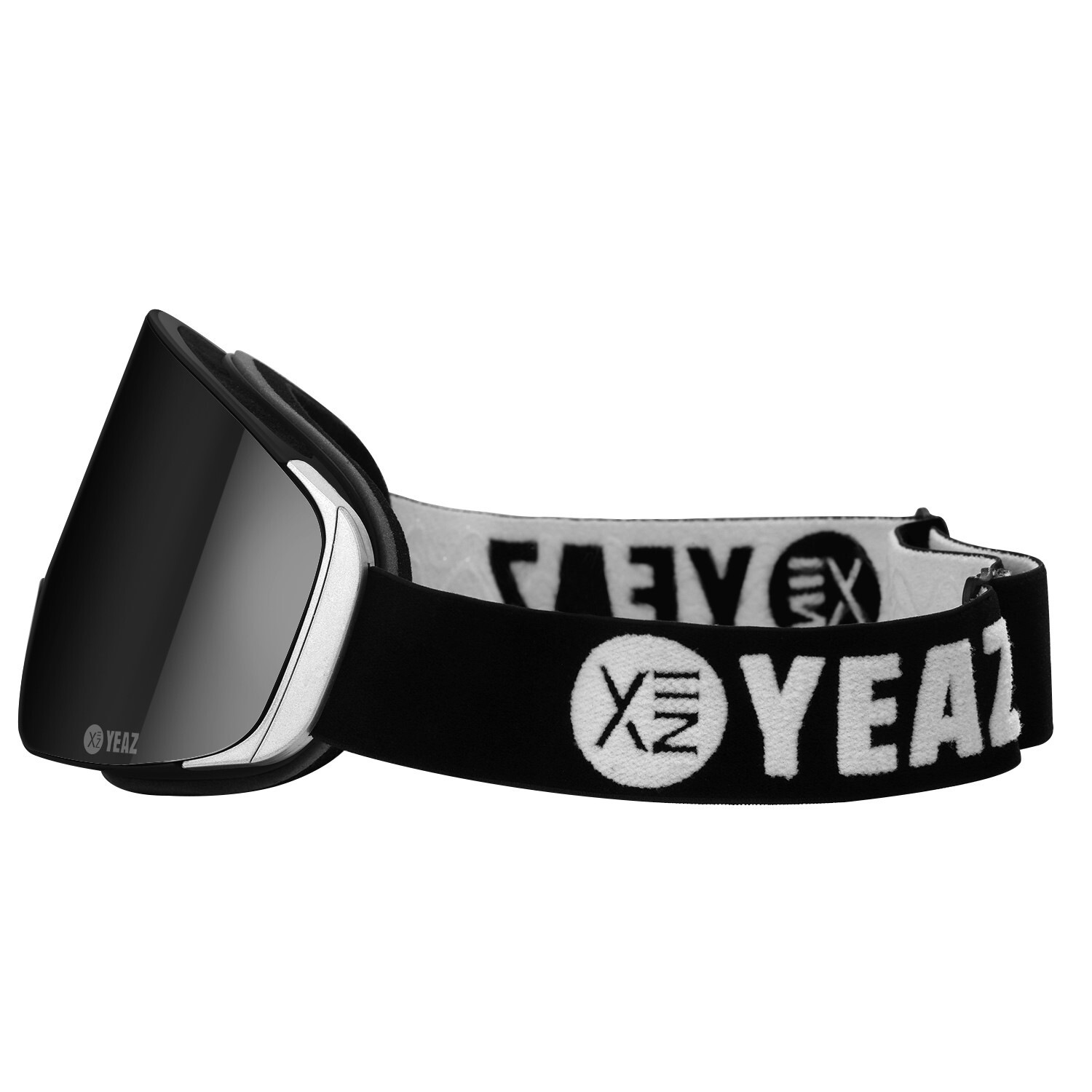 YEAZ Snowboardbrille »Magnet-Ski-Snowboardbrille schwarz/silber APEX«