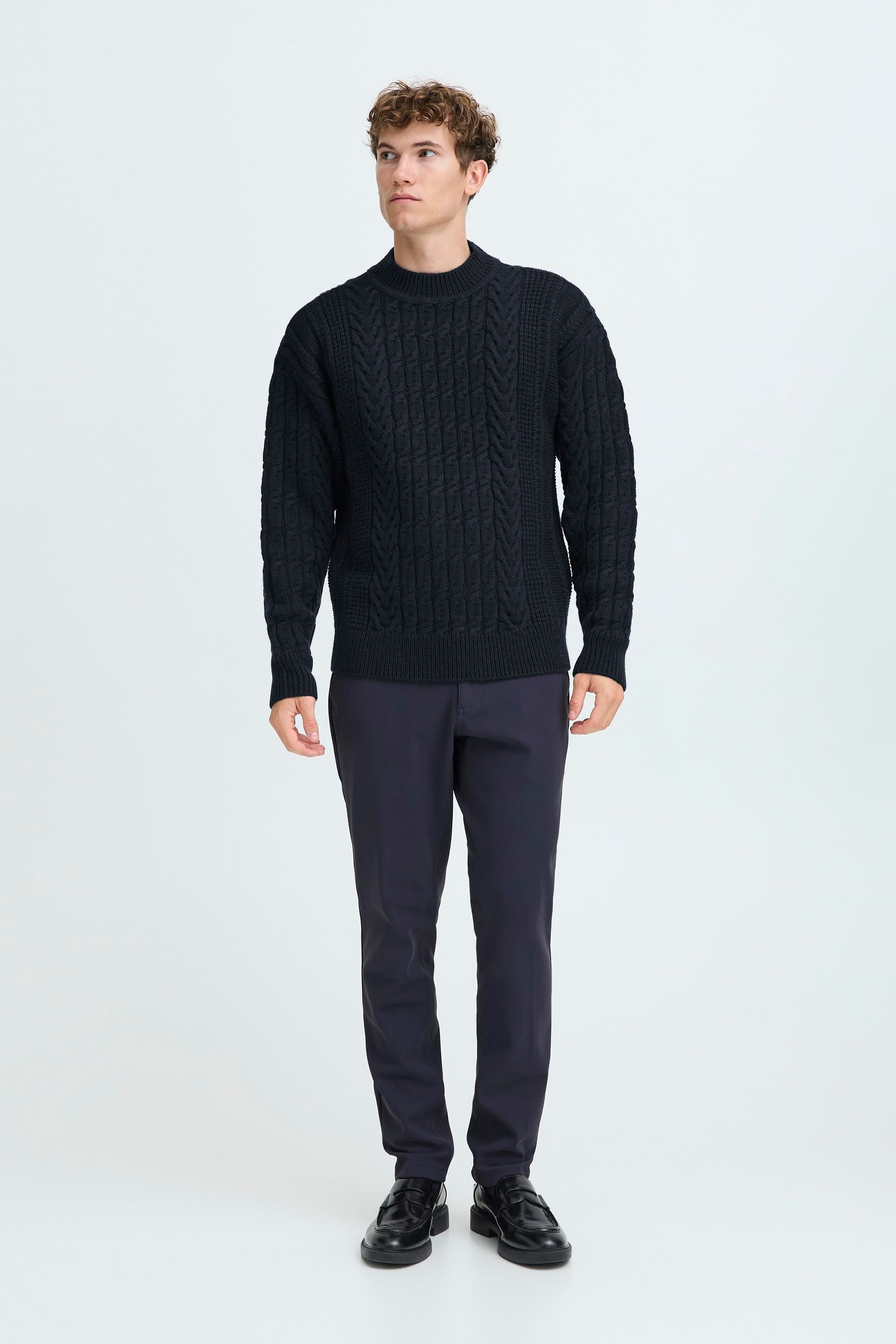 Casual Friday Strickfleece-Pullover »Strickpullover CFMILLOW«