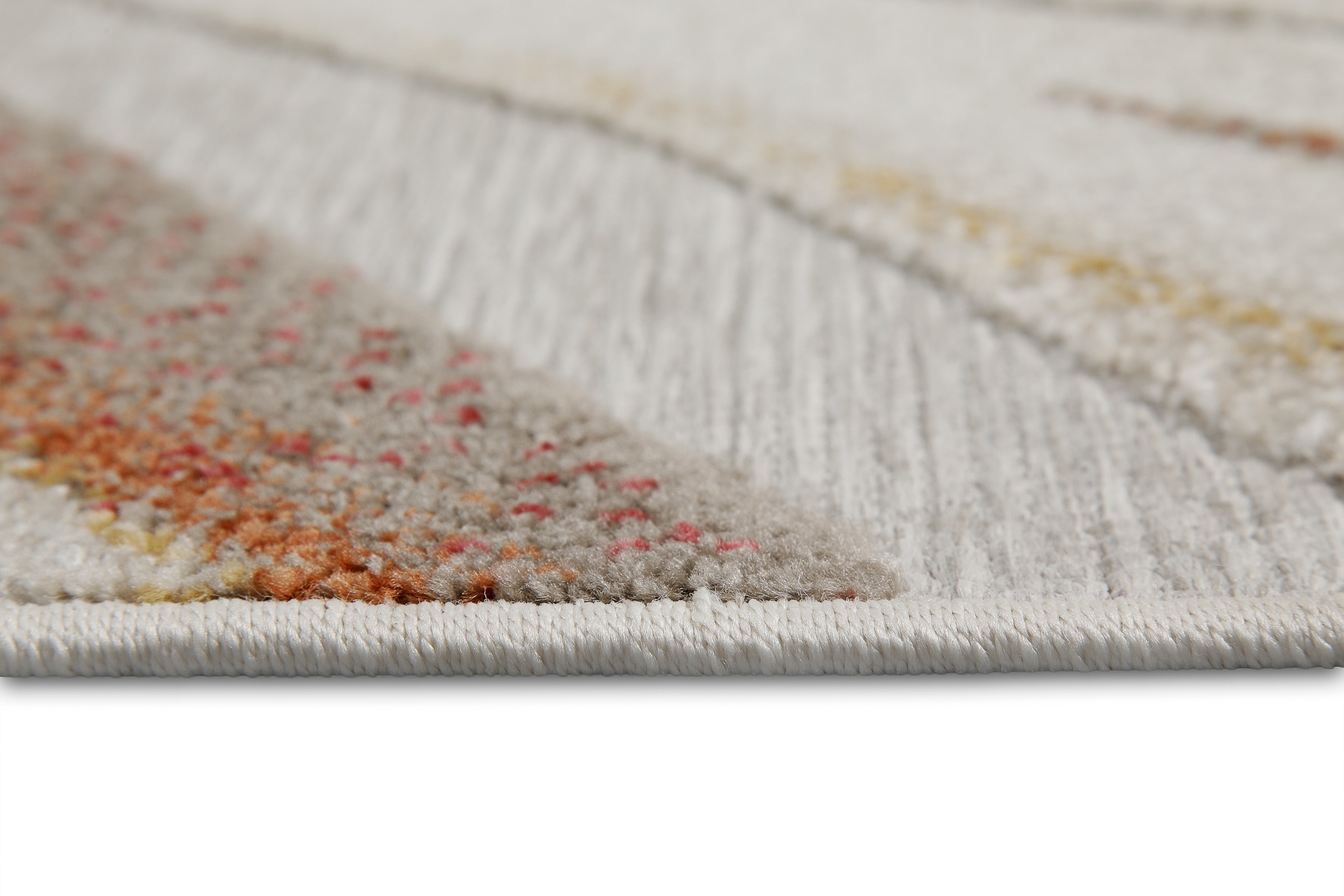 Wecon home Outdoorteppich »Creek«, rund, 5 mm Höhe, für Innen & Außen, strapazierfähig, pflegeleicht, Hoch-Tief Effekt