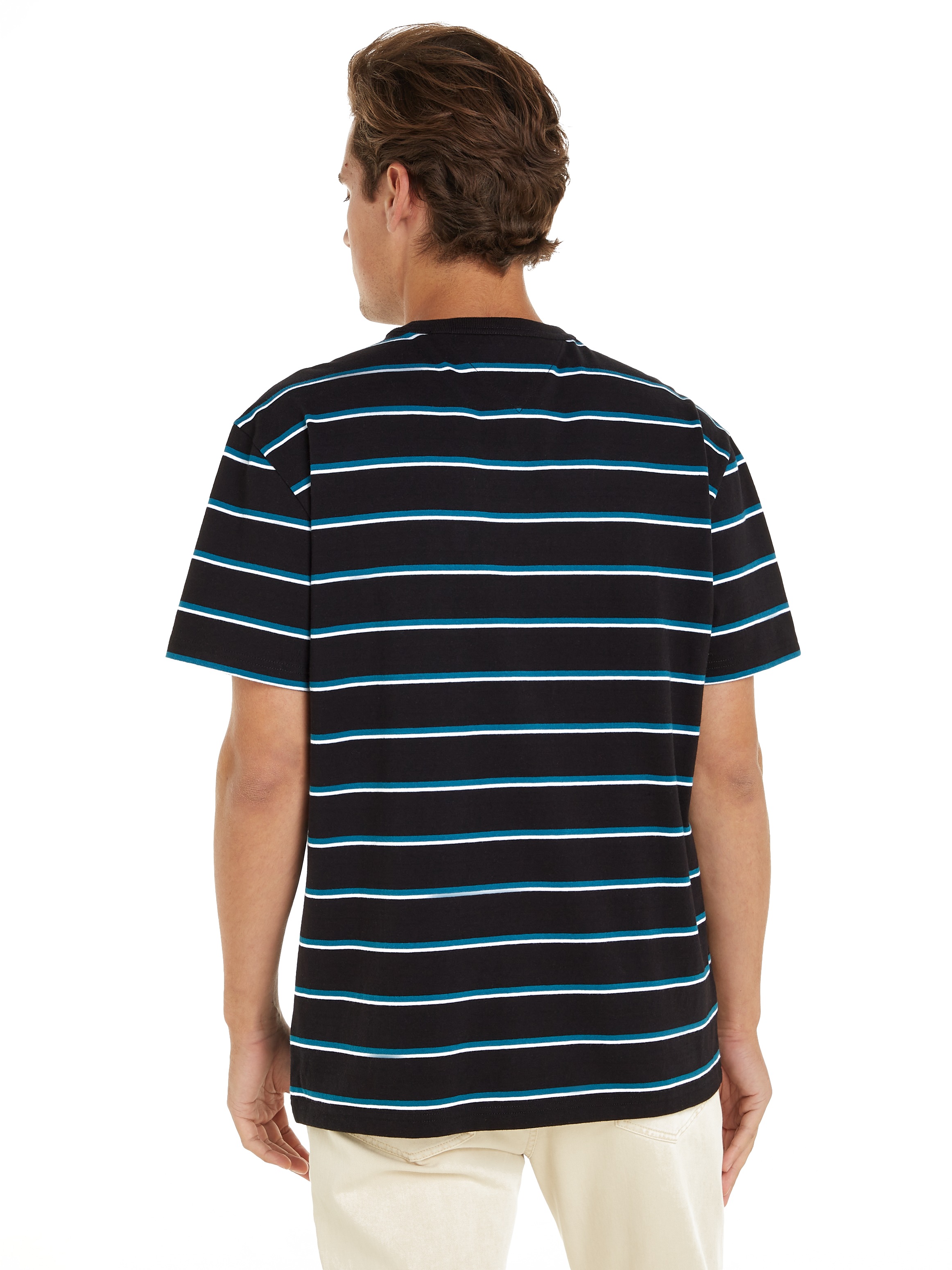 Tommy Jeans T-Shirt »TJM REG EASY STRIPE TEE«, gestreift