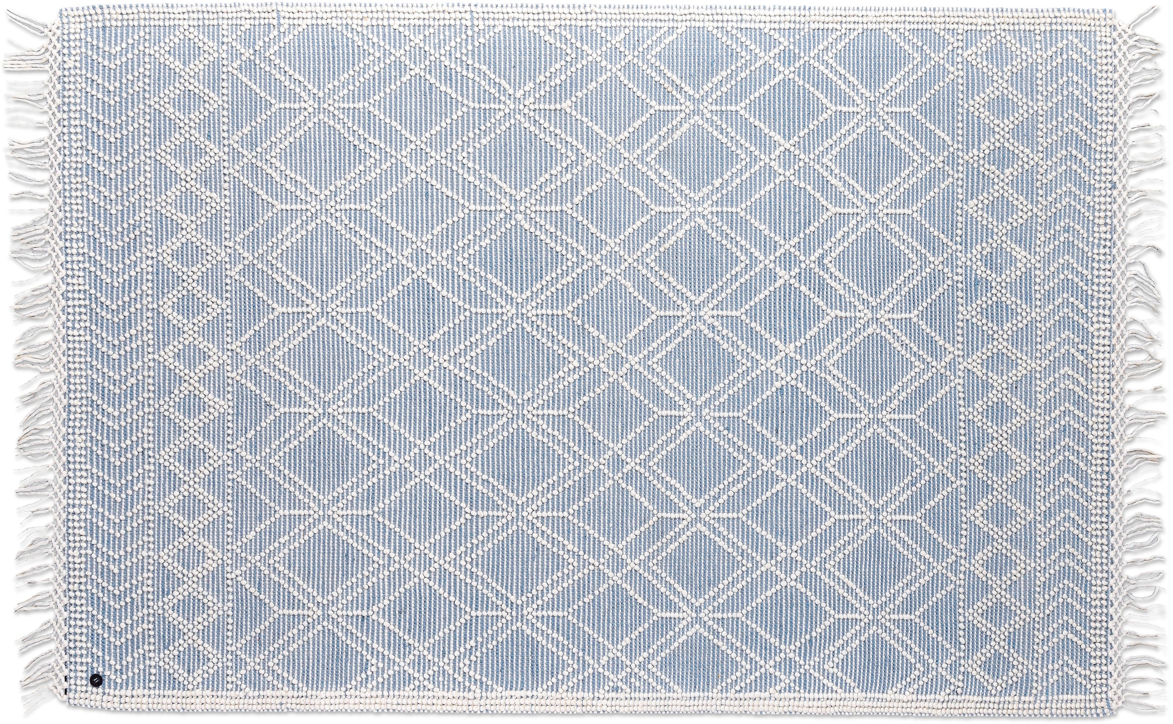 TOM TAILOR HOME Teppich »Colored Macrame« rechteckig 10 mm Höhe Handweb Teppich, reine Wolle, handgewebt, mit Fransen, Scandi Design