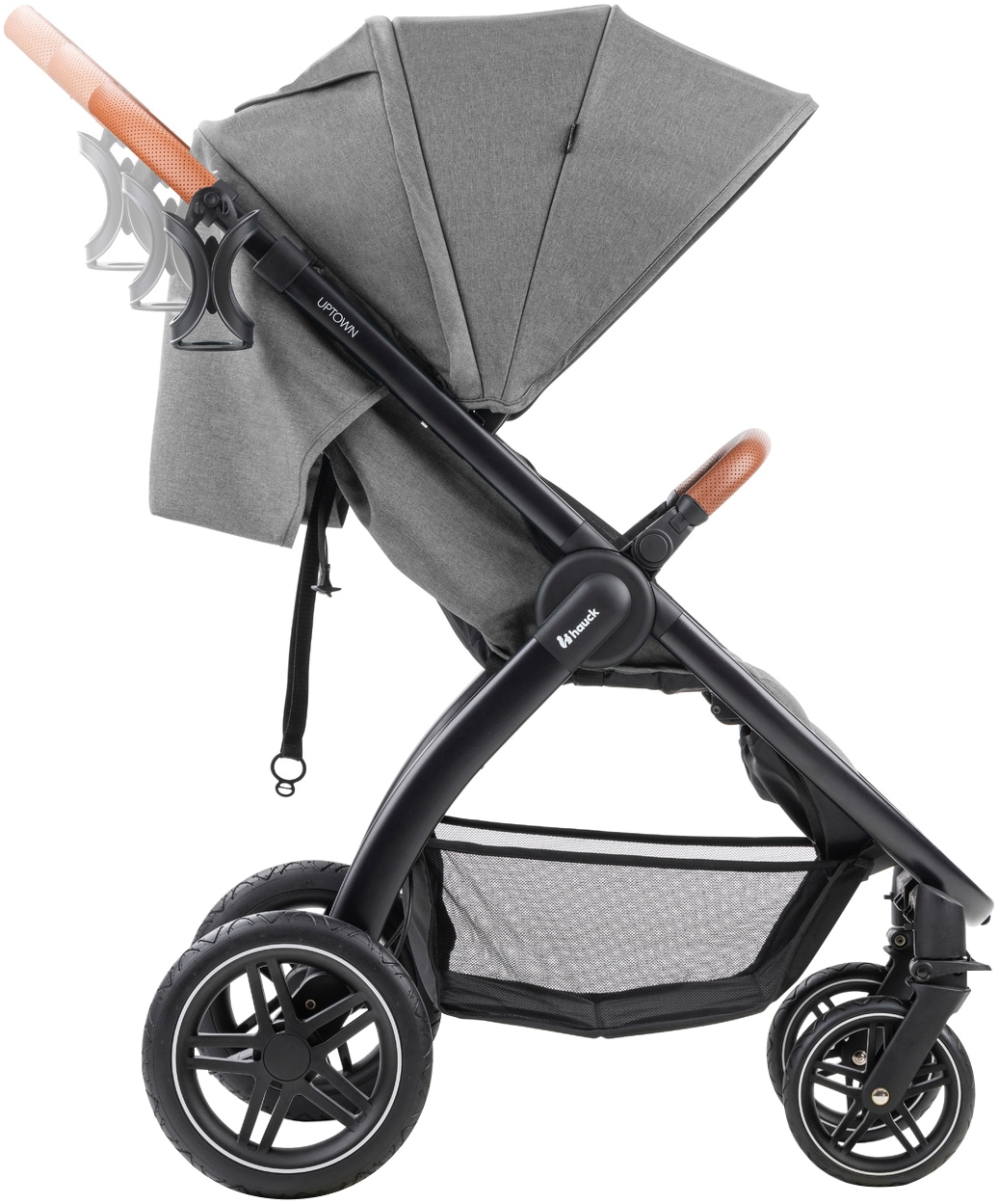 Hauck Kinder-Buggy »Uptown, Black Melange Grey«, 22 kg, bis 22 kg belastbar
