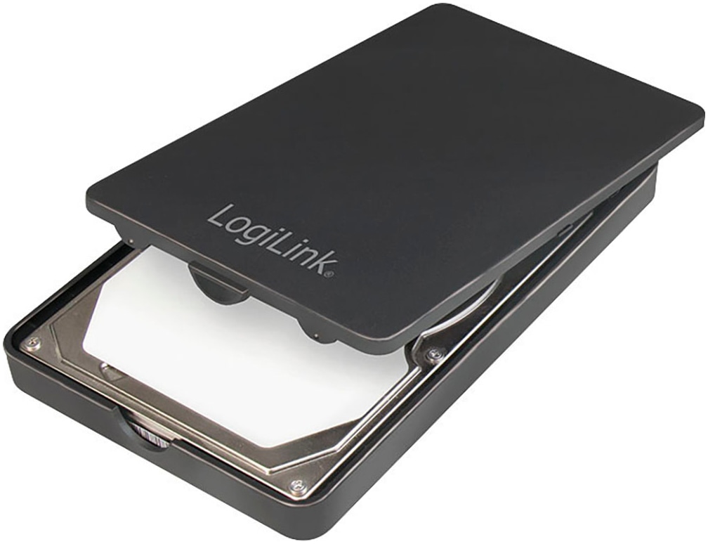 LogiLink HDD-Festplatte »USB 3.0 Gehäuse für 2,5" SATA HDD/SSD«, 2,5 Zoll, Anschluss USB 3.0