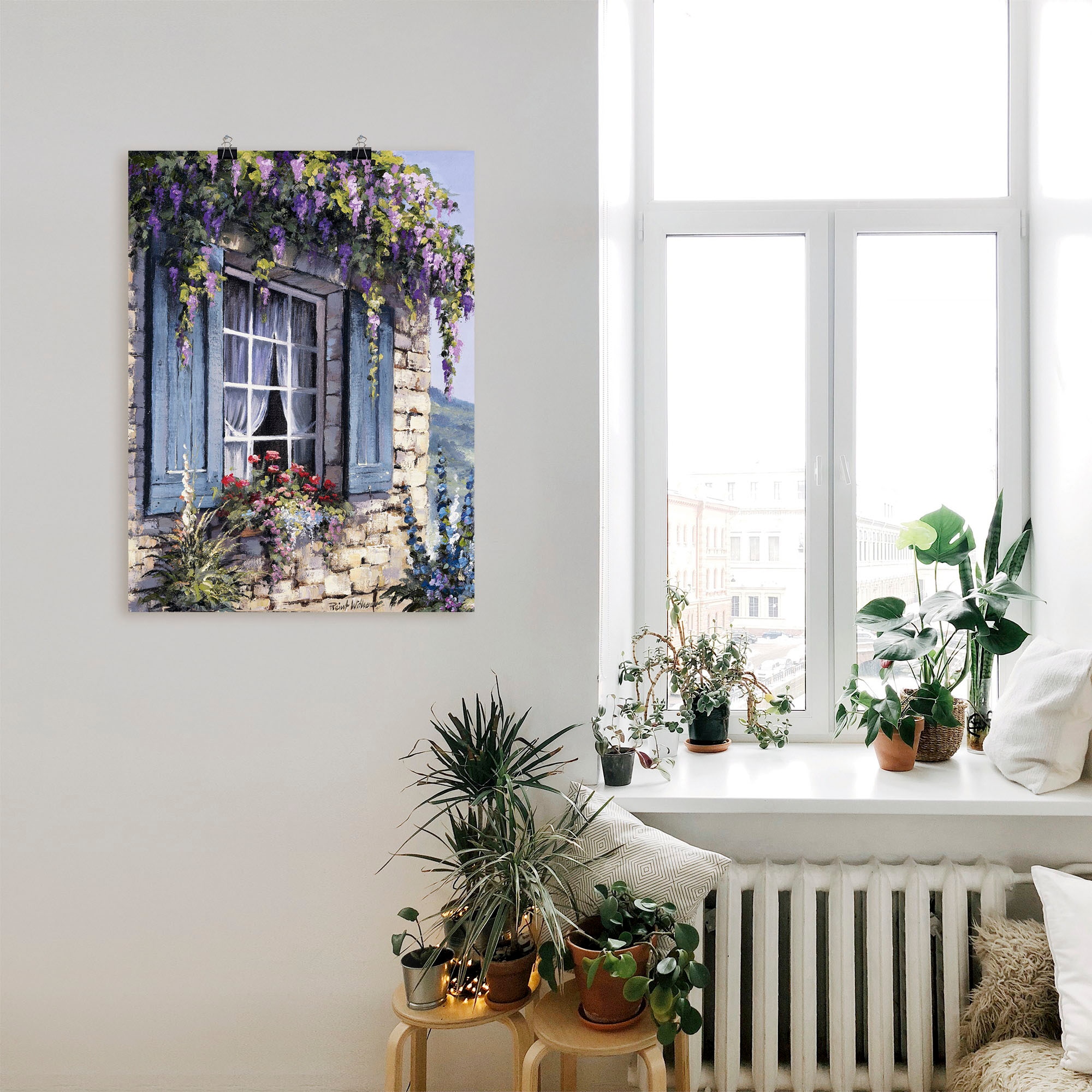 Artland Wandbild »Fenster I« Fenster & Türen 1 Stk. tlg. als Leinwandbild, Poster in verschied. Größen