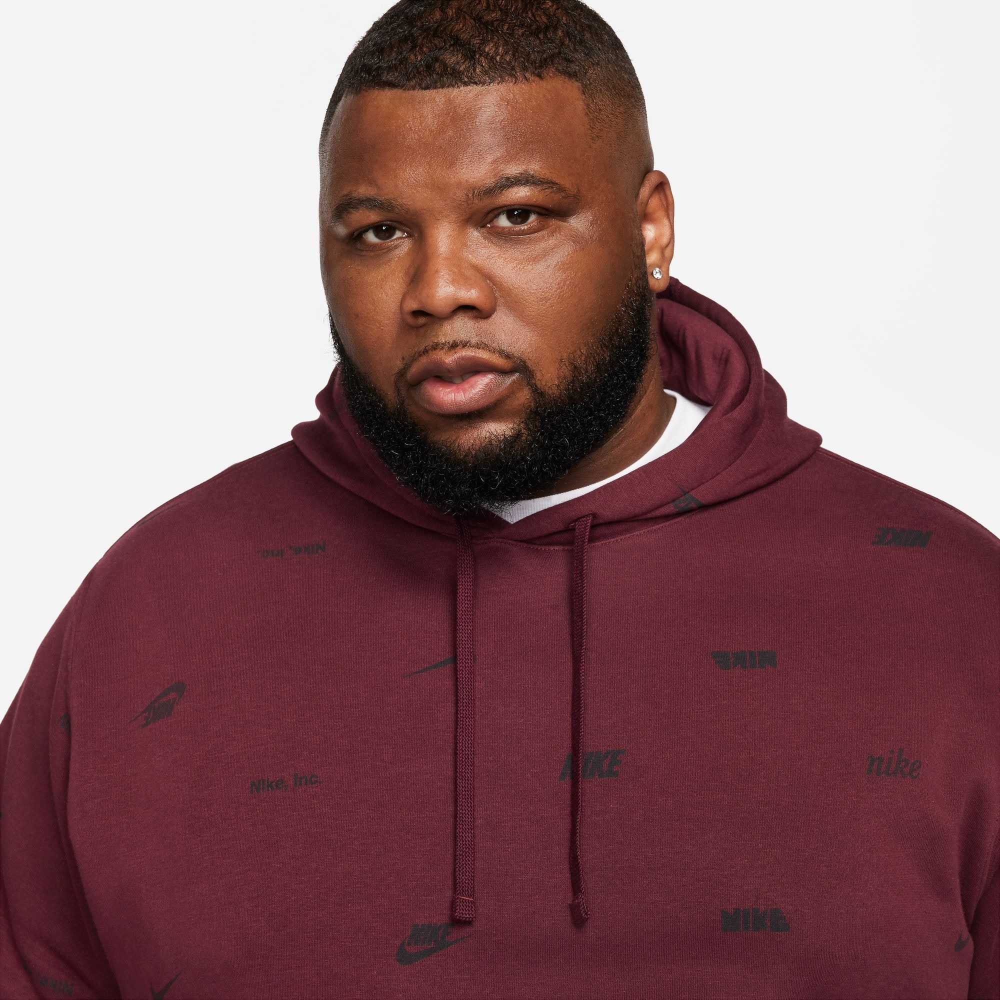 Nike Sportswear Kapuzensweatshirt »CLUB FLEECE+ MEN'S ALLOVER PRINT PULLOVER HOODIE«