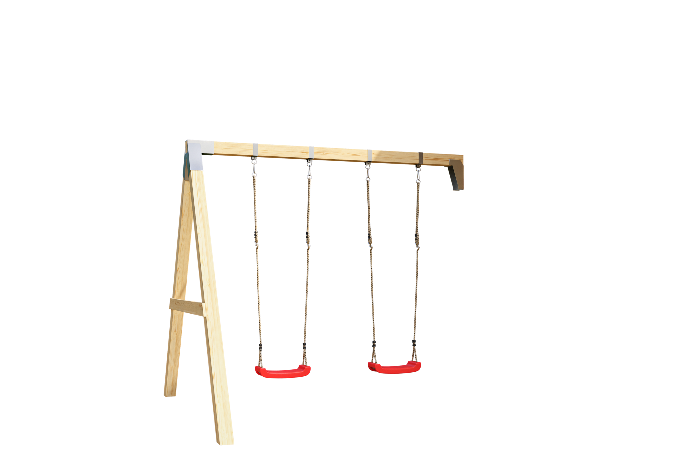 Nordic Holz Doppelschaukel »Tivoli« Ergänzung für Tivoli 1 Kinderspielhaus