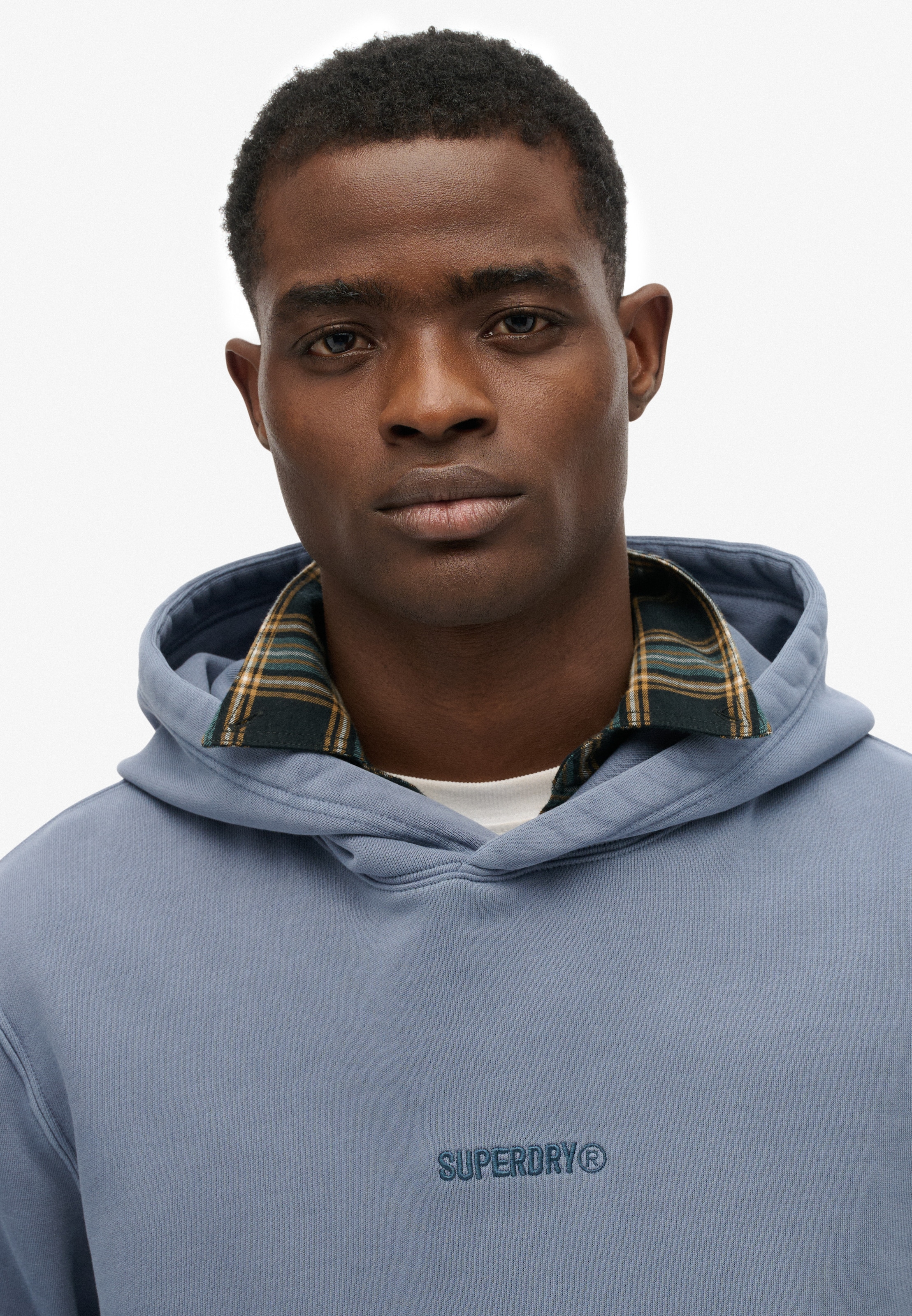Superdry Kapuzensweatshirt »MICRO LOGO HOOD«, aus Baumwolle und Polyester, Relaxed Fit, angeraute Sweatware
