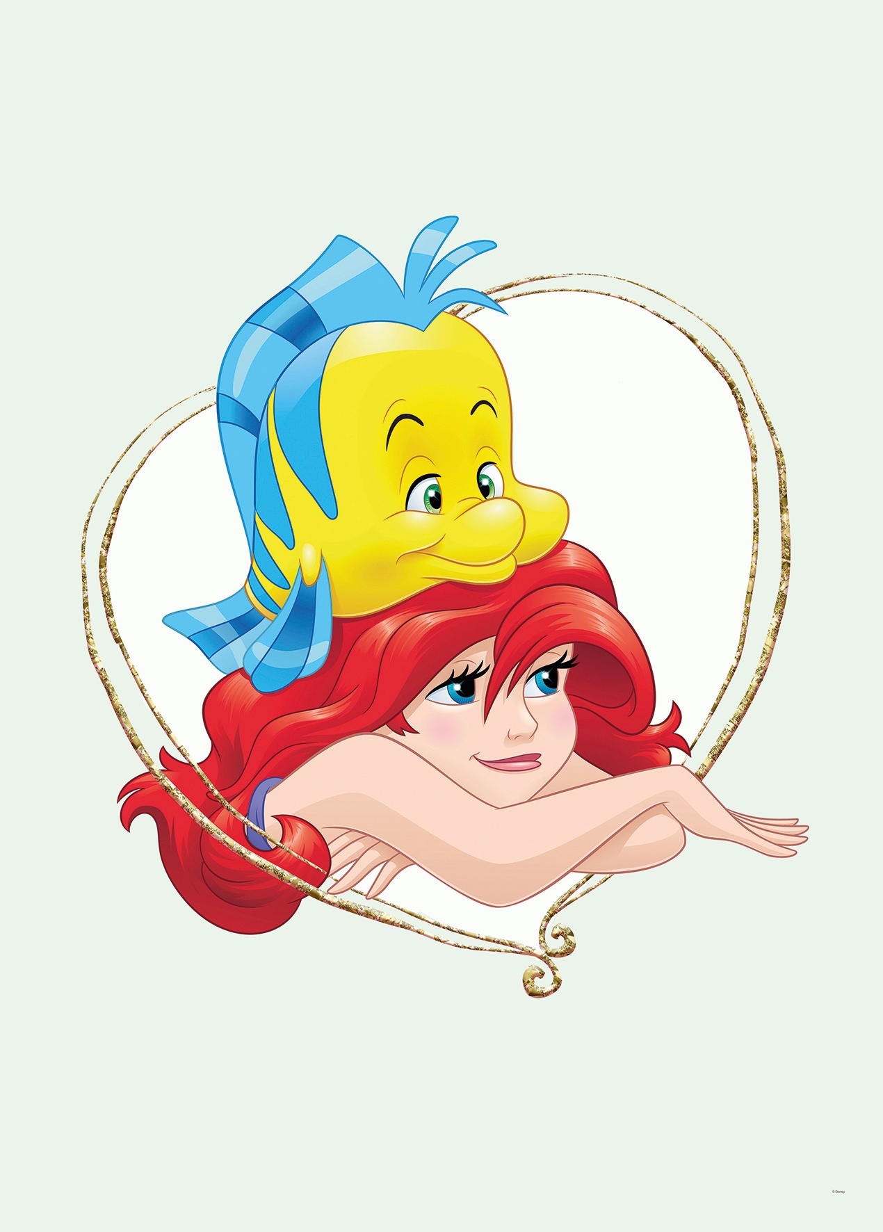 Komar Poster »Ariel & Fabius«, | Jahren mit Garantie (1 Schlafzimmer, XXL 3 St.), online Wohnzimmer Kinderzimmer, Disney, kaufen