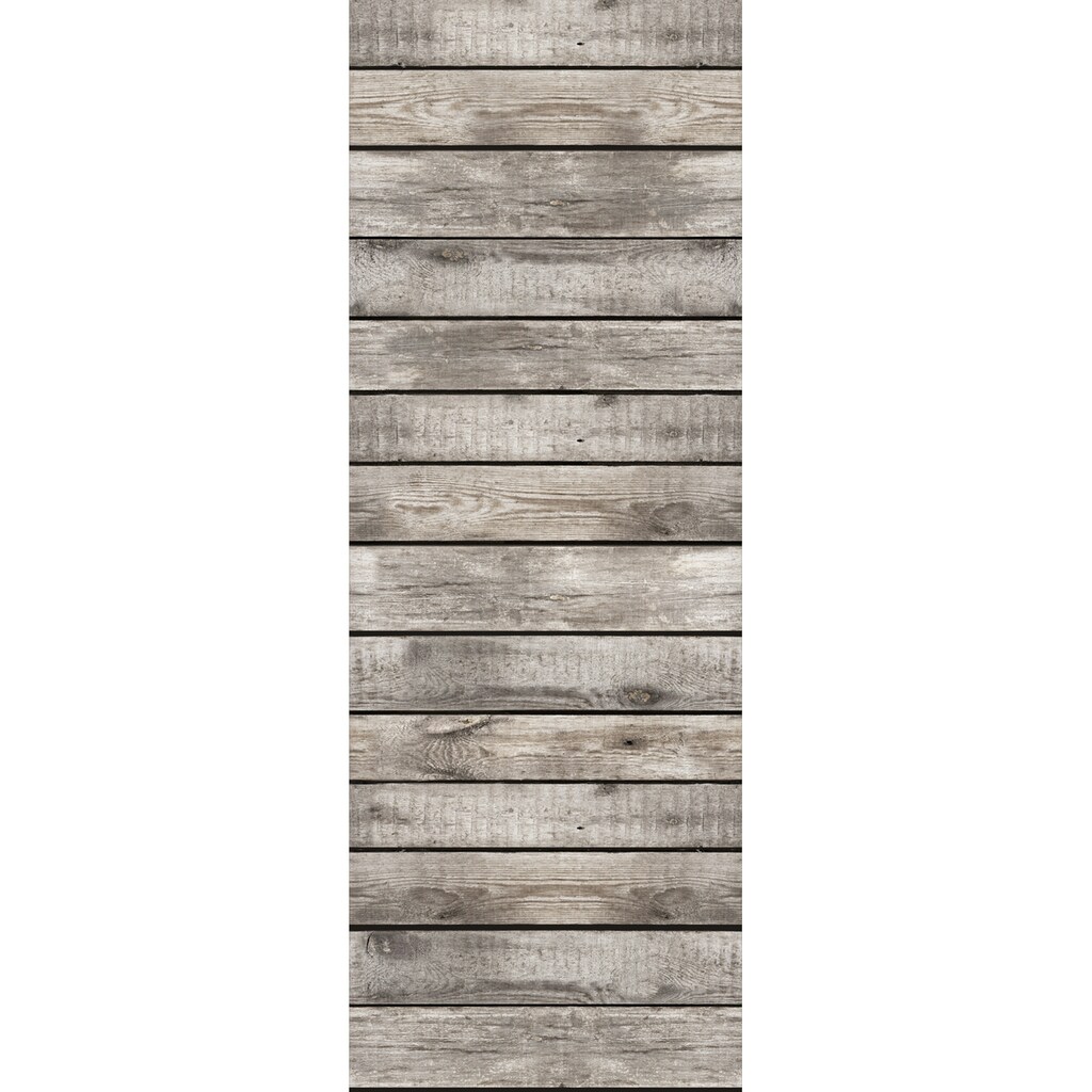 queence Vinyltapete »Evert«, Holz, 90 x 250 cm, selbstklebend