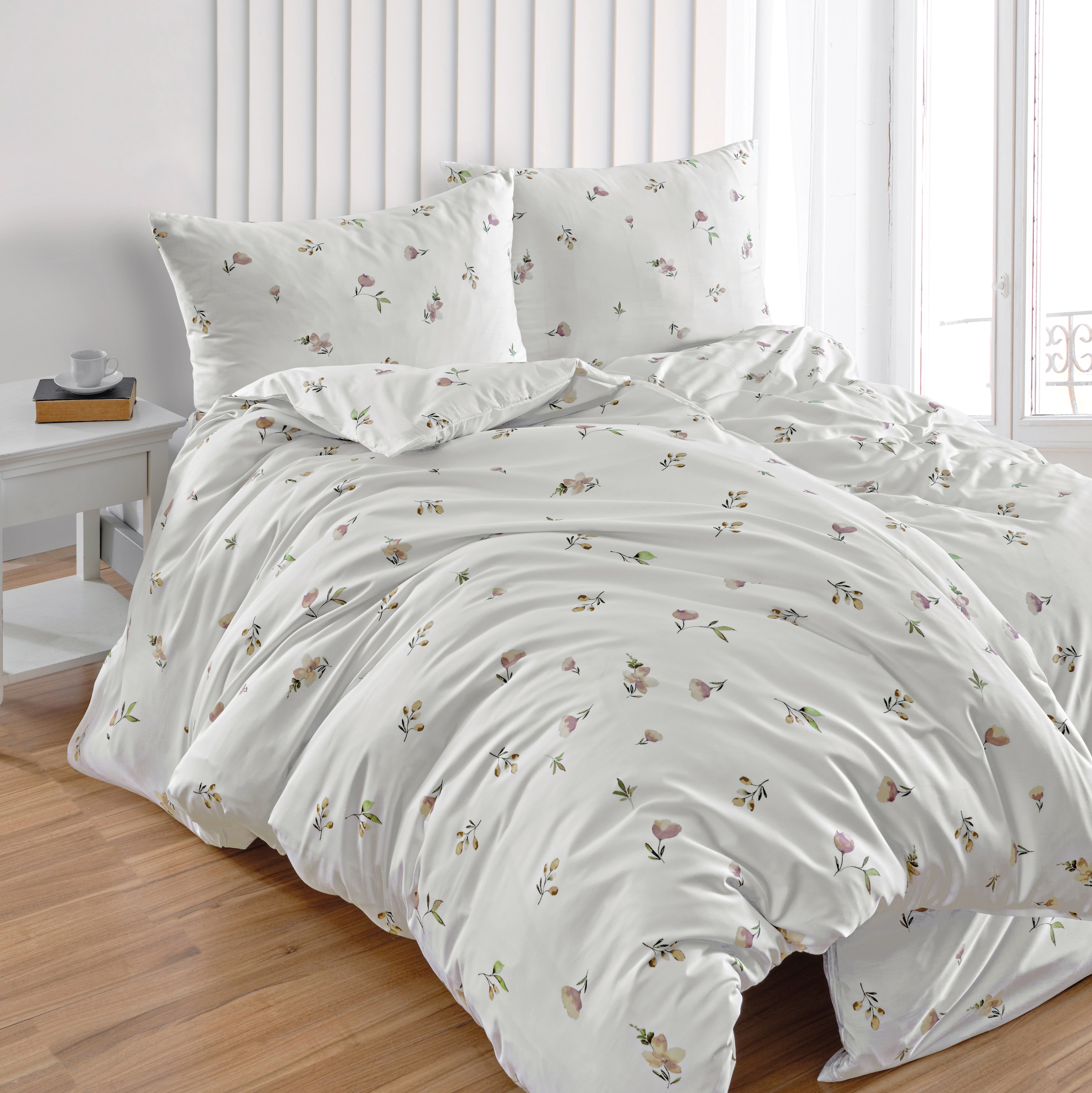 Florella Bettwäsche »Bea rose Edel-Satin,  100% Baumwolle«