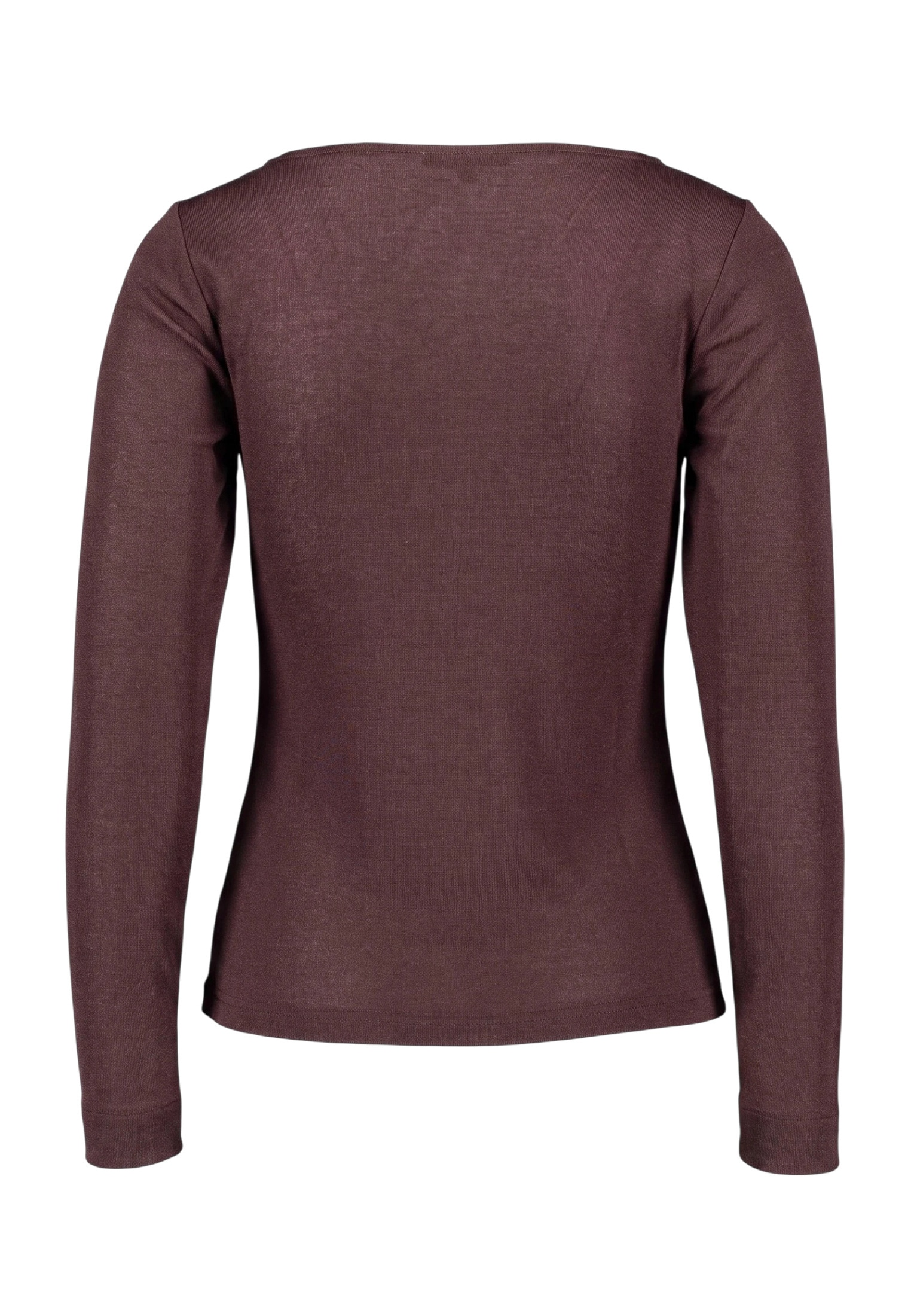 Zero Langarmshirt »Langarm-Shirt mit Knopfleiste«