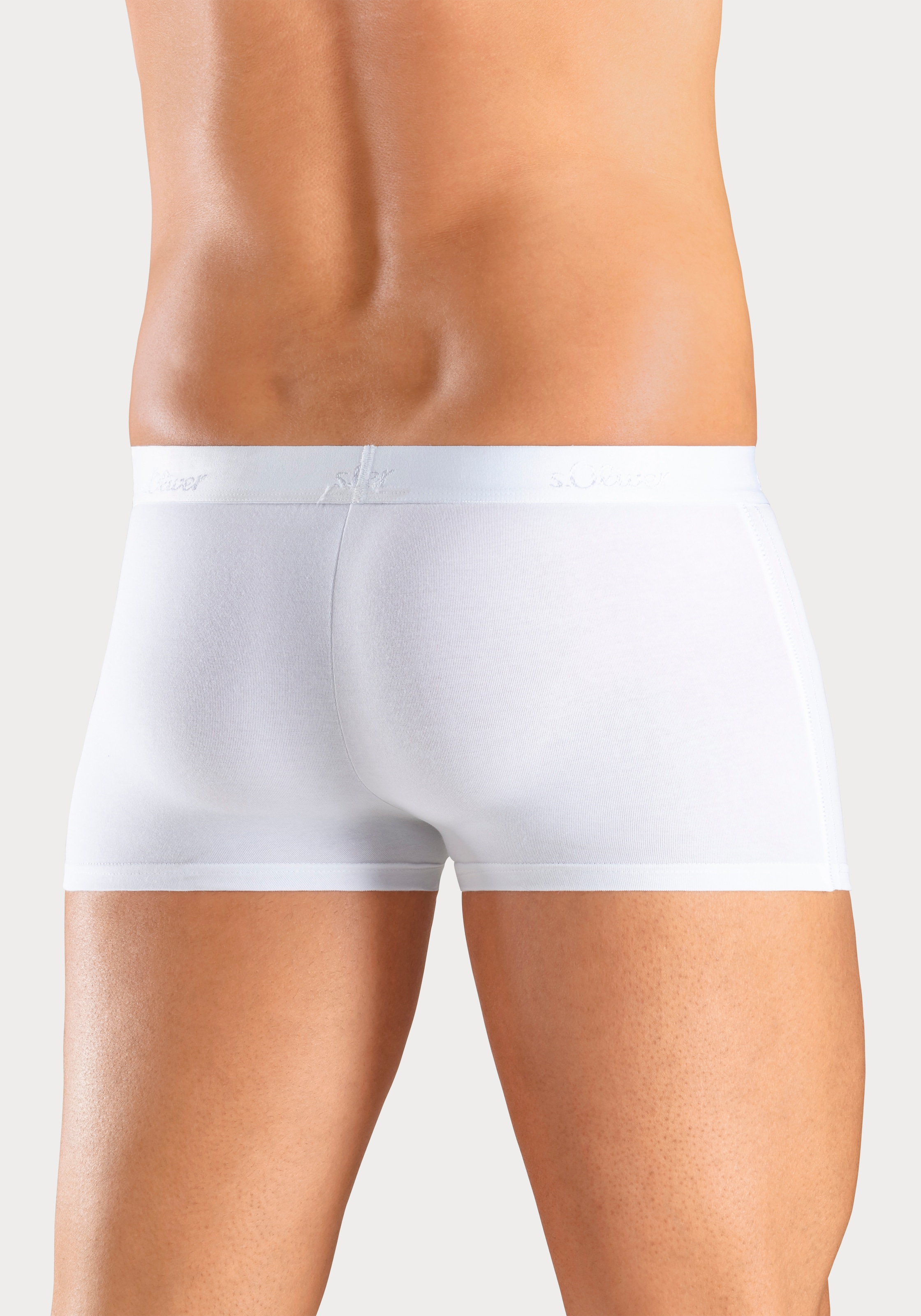 s.Oliver Hipster, (Packung, 2 St.), knapp sitzende Boxershorts aus weichem Modal