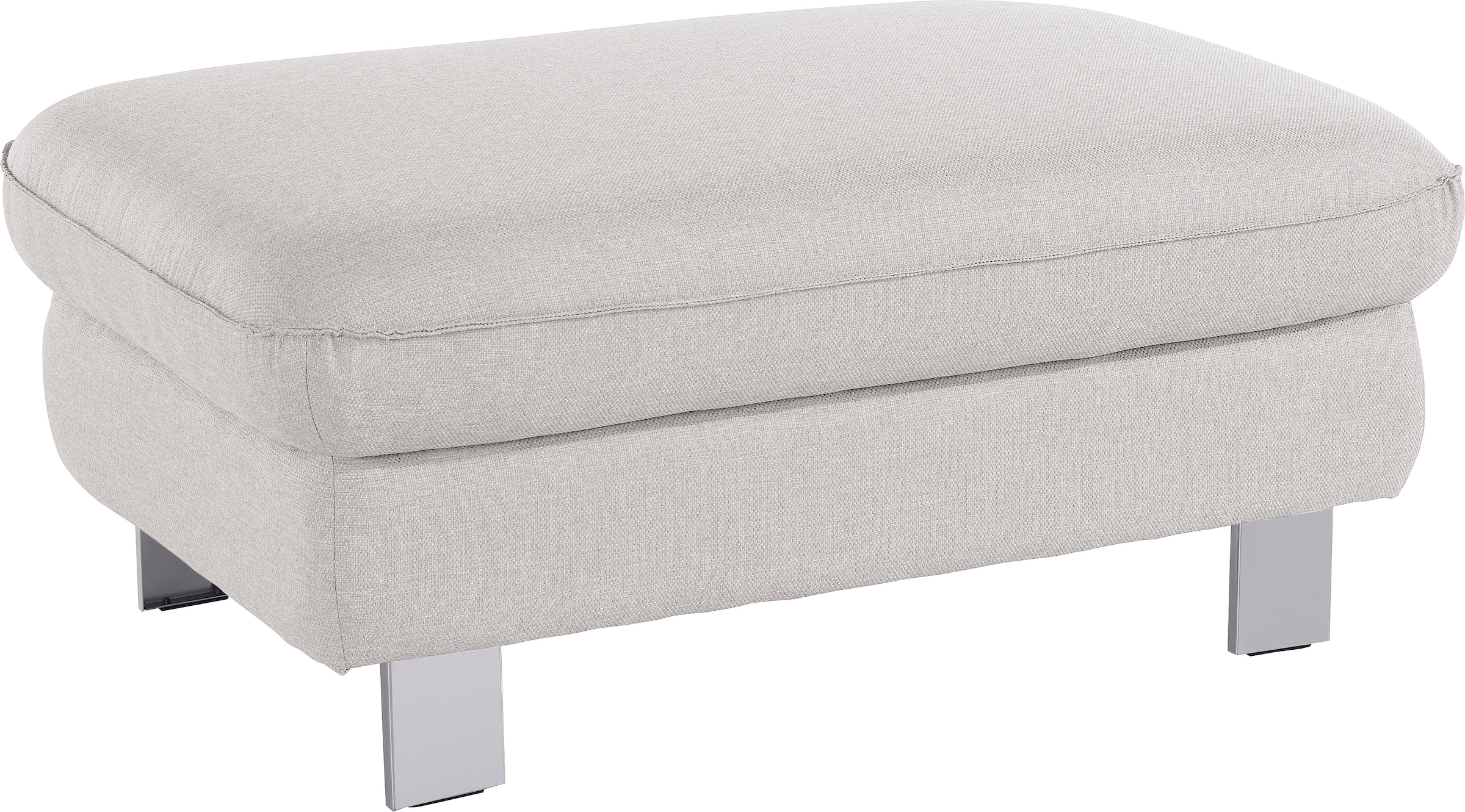 COTTA Polstergarnitur »Driver L-Form«, (Set, 2 tlg.), Set bestehend aus: Ecksofa mit Kopfteilverstellung & Hocker