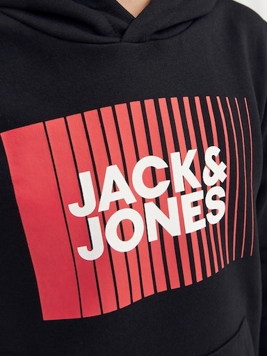 Jack & Jones Junior Kapuzensweatshirt »JJECORP LOGO SWEAT HOOD PLAY NOOS JNR«