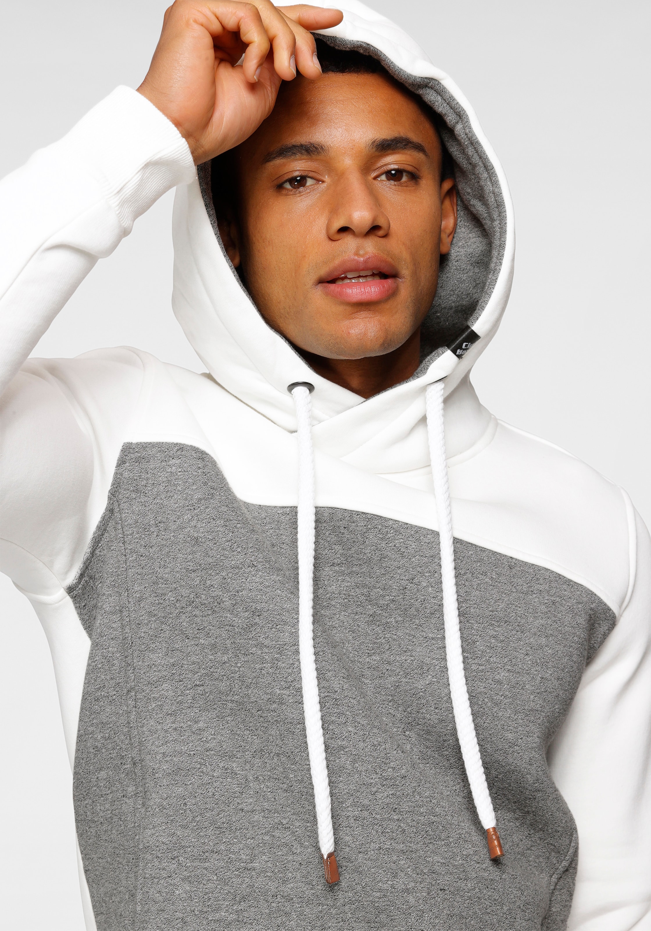 Cipo & Baxx Kapuzensweatshirt, Color Blocking