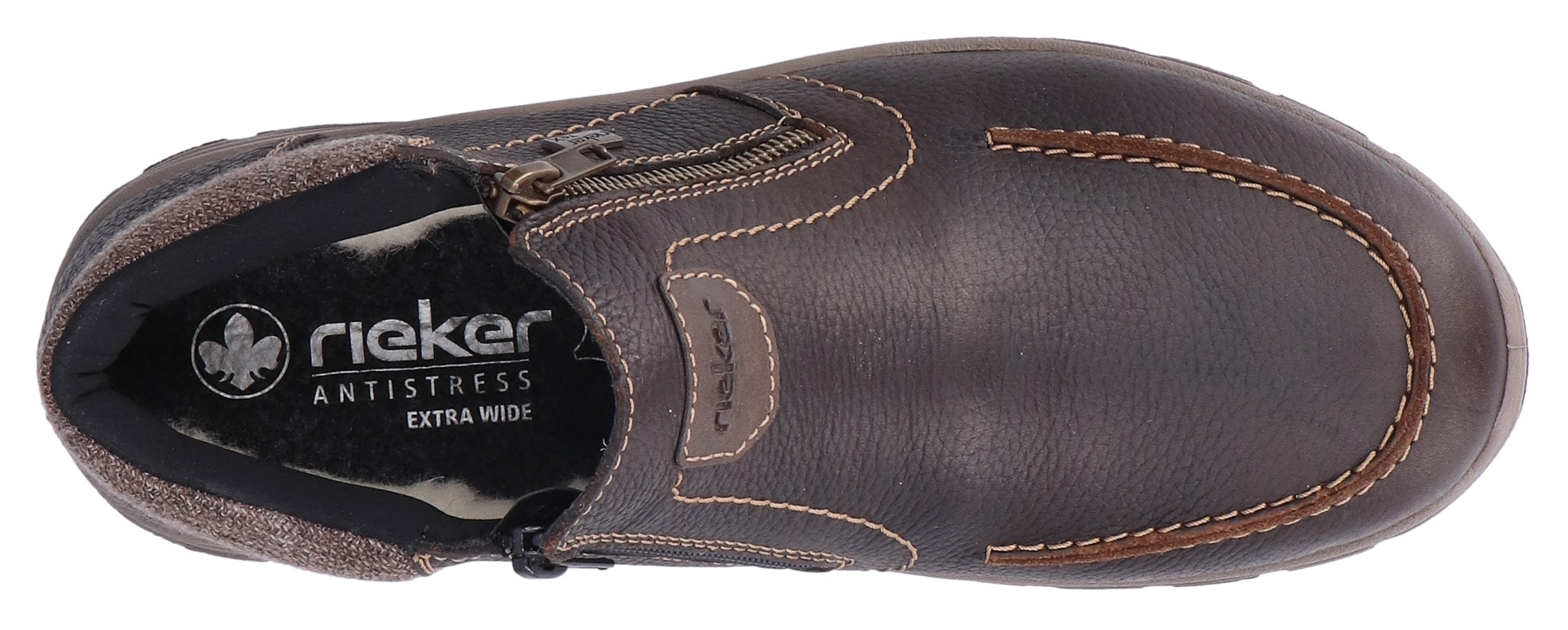 Rieker Winterboots  , Stiefelette, Komfortschuh mit zwei praktischen Reißverschlüssen
