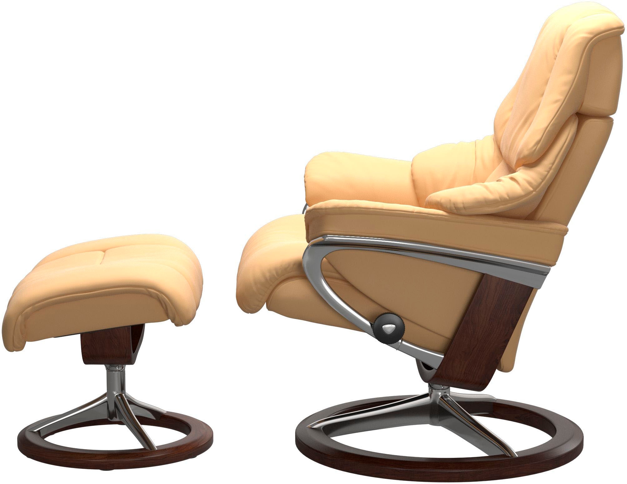 Stressless® Relaxsessel »Reno« mit Signature Base, Größe S, M & L, Gestell Braun