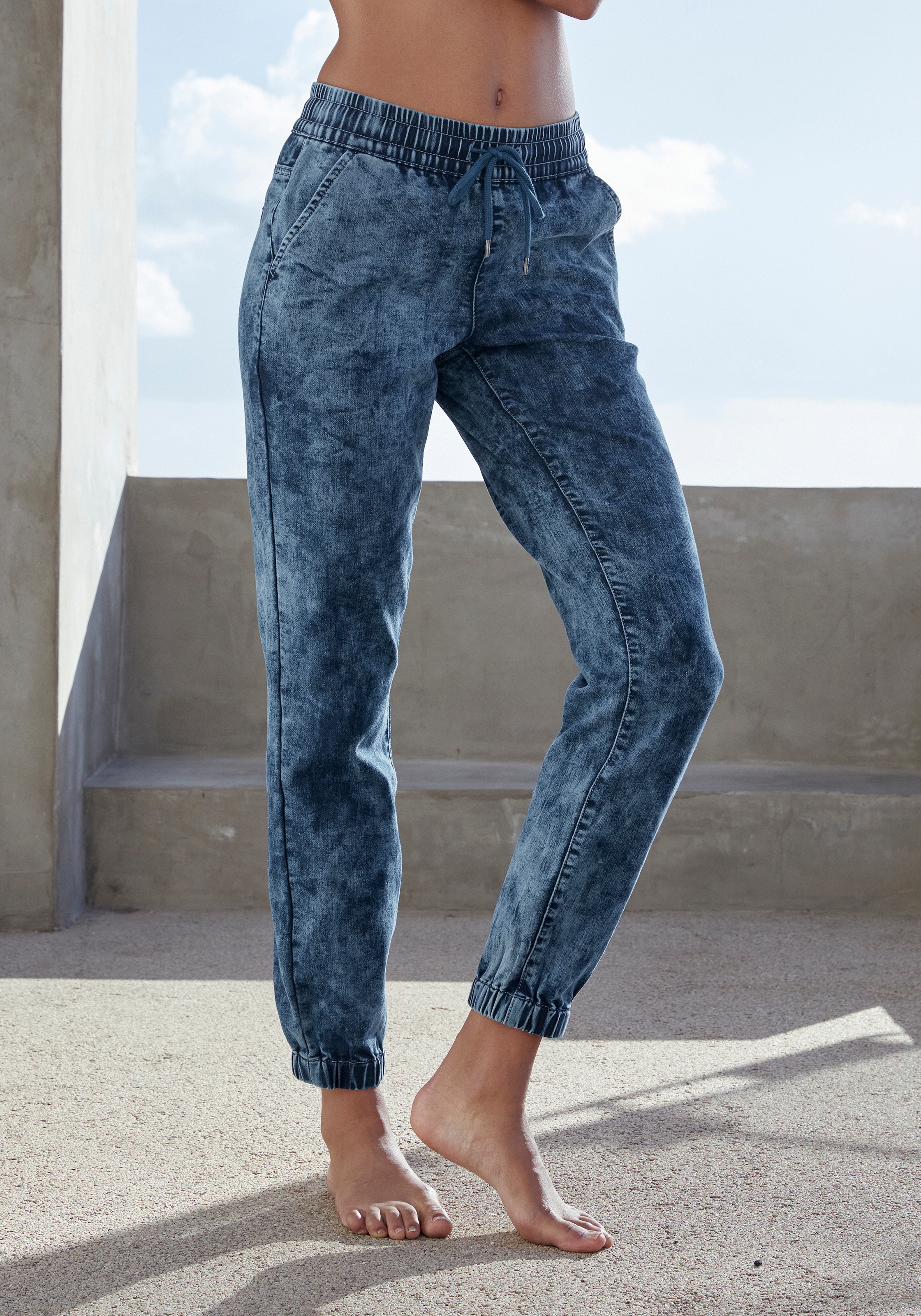 H.I.S Jogger Pants, in Jeansoptik, Loungeanzug