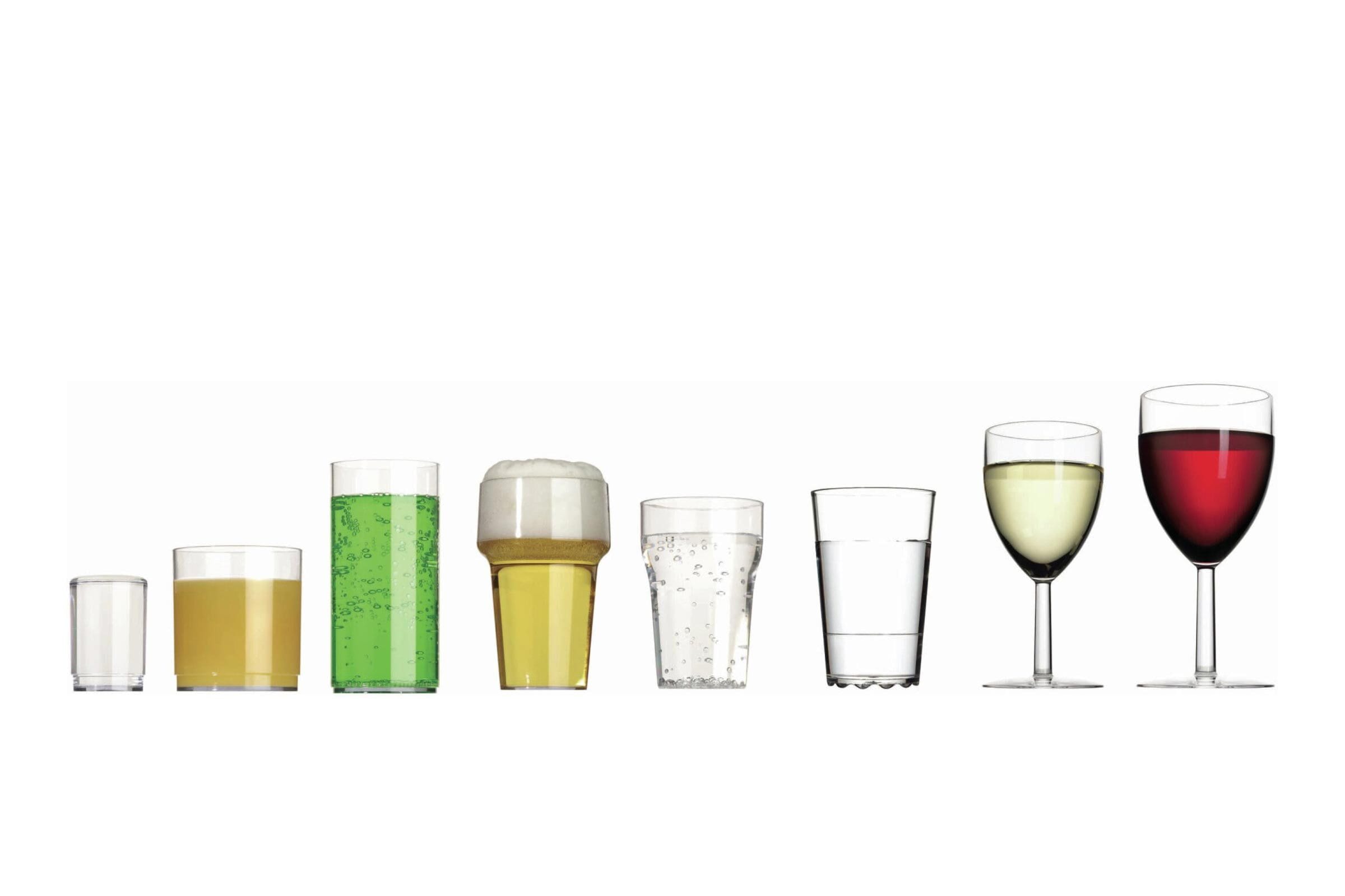 Mepal Weinglas »Kunststoff-Weißweingläser 200 ml 2er Set transparent«