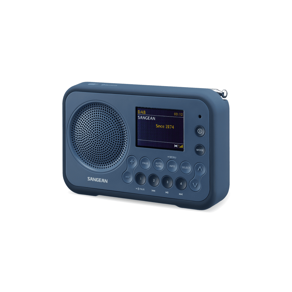 Sangean Digitalradio (DAB+) »SANGEAN DPR-76BT«, (Bluetooth FM-Tuner mit RDS-Digitalradio (DAB+)