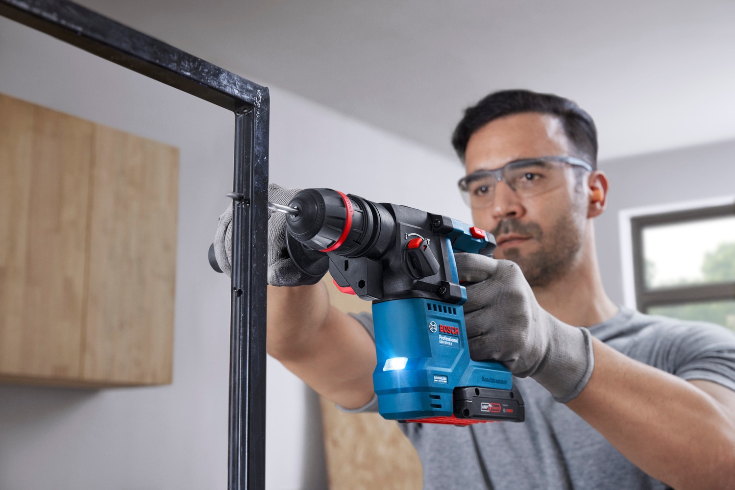 Bosch Professional Akku-Bohrhammer »GBH 18V-18 X«, mit ONECHUCK, in L-BOXX, ohne Akku und Ladegerät