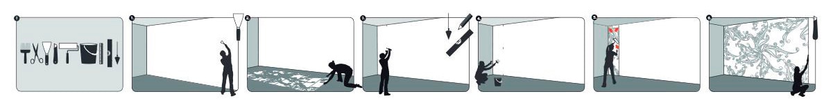 Komar Vliestapete »Digitaldruck Vlies -  Paradiso II - Größe 450 x 280 cm« bedruckt glatt Wohnzimmer, Schlafzimmer