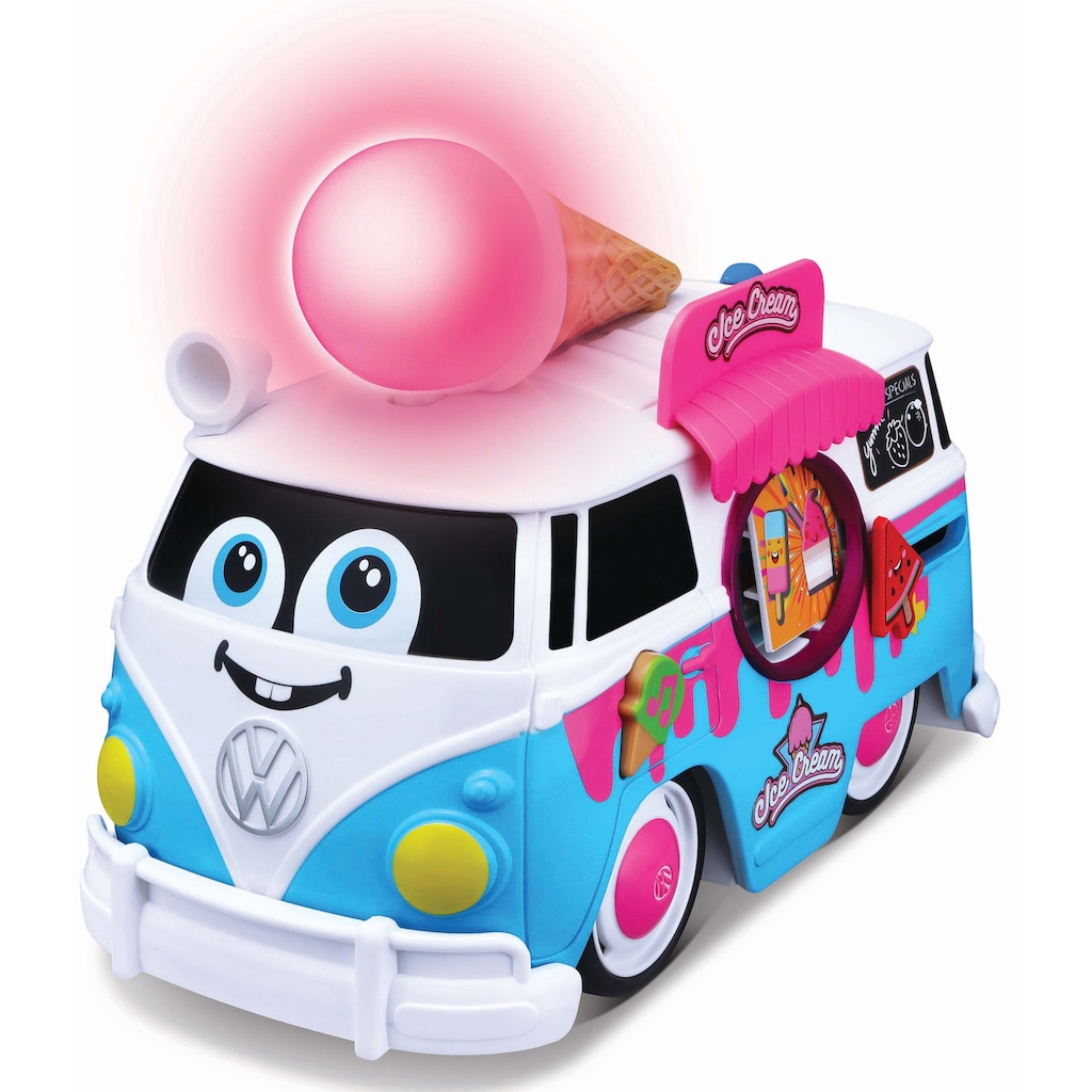 bbJunior Spielzeug-Bus »VW Magic Ice Cream Bus«, mit Licht- und Soundeffekten