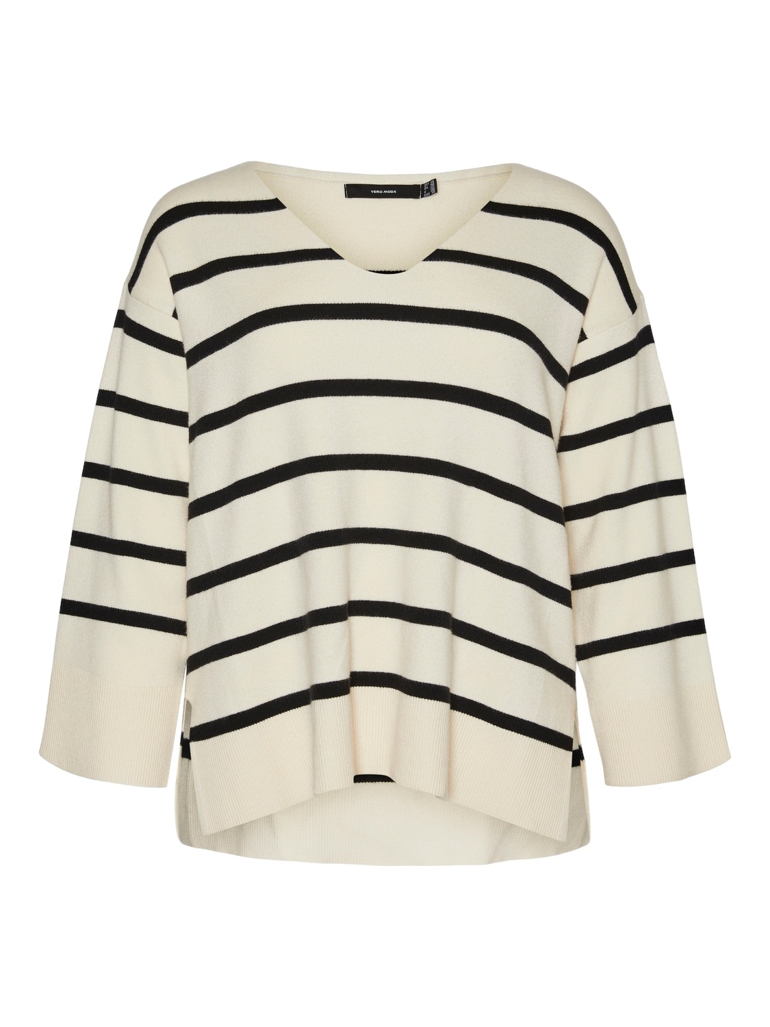 Vero Moda Curve Strickpullover »VMCSABA LS V-NECK PULLOVER GA NOOS CUR«