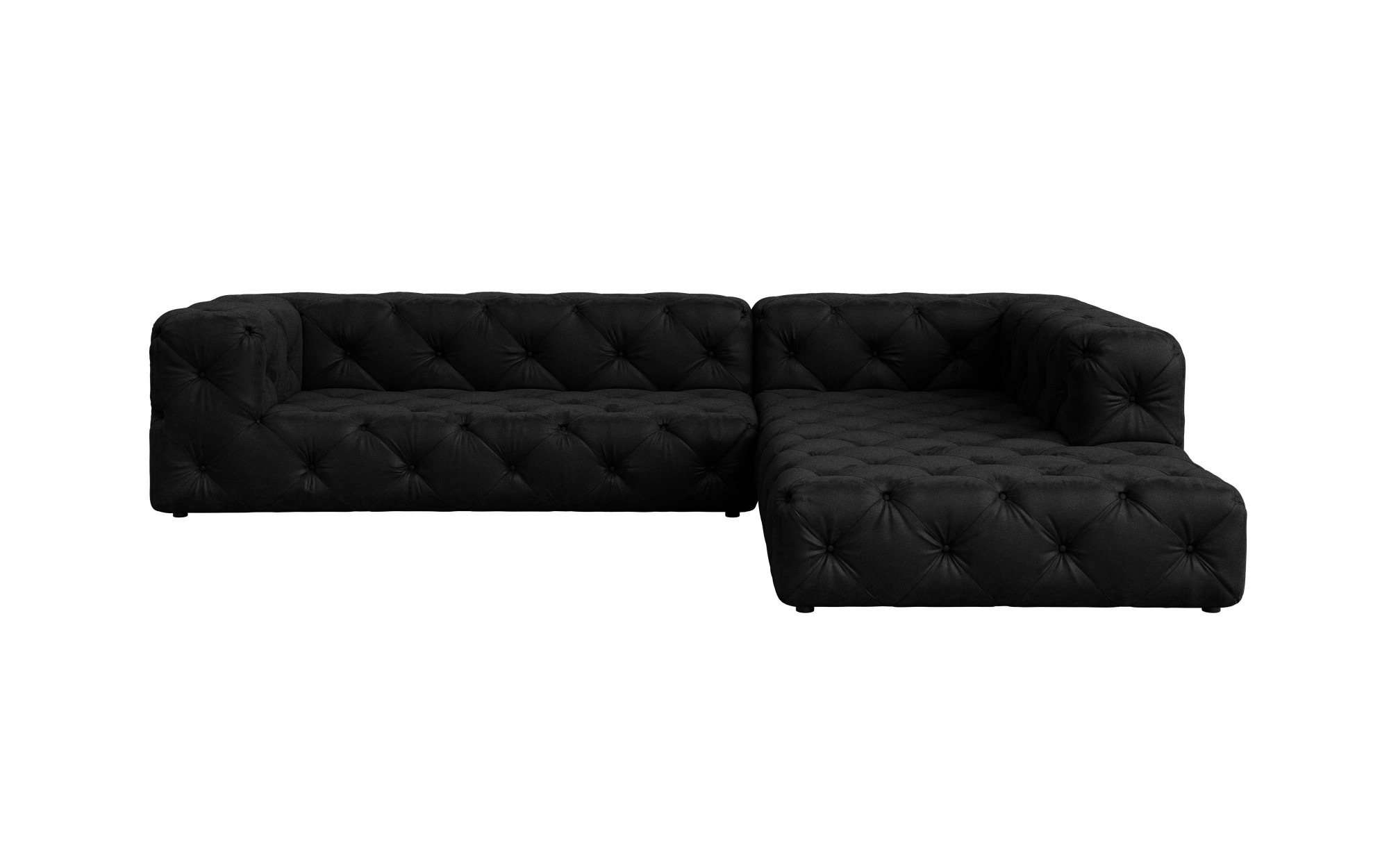 Home affaire Ecksofa »FOLLINA« L-Form, mit klassischer Chesterfield-Knopfheftung