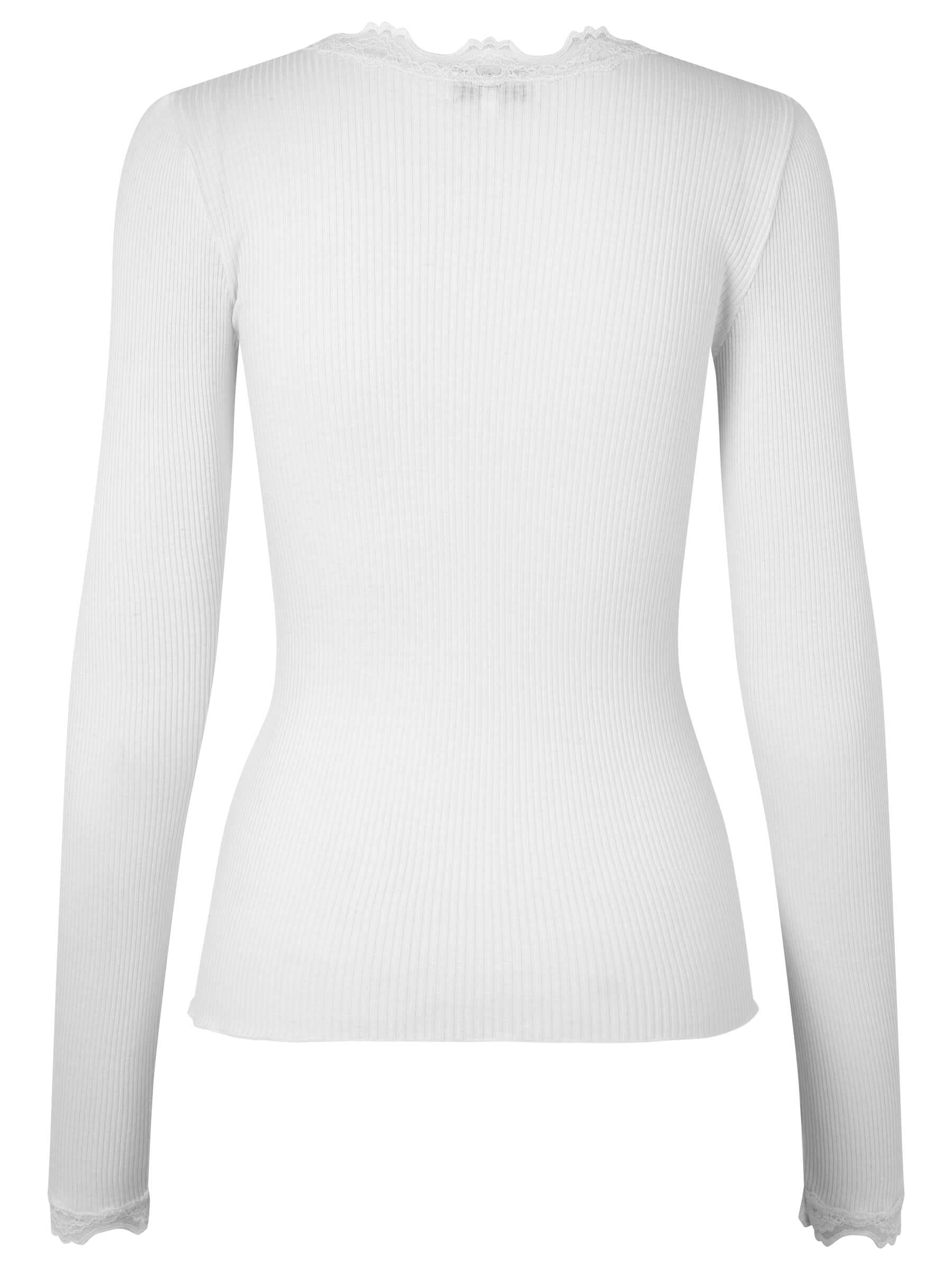 rosemunde Longsleeve »Babette silk shirt mit Seide« Langarm, mit Spitze, feminin, bequem, Seidenmix