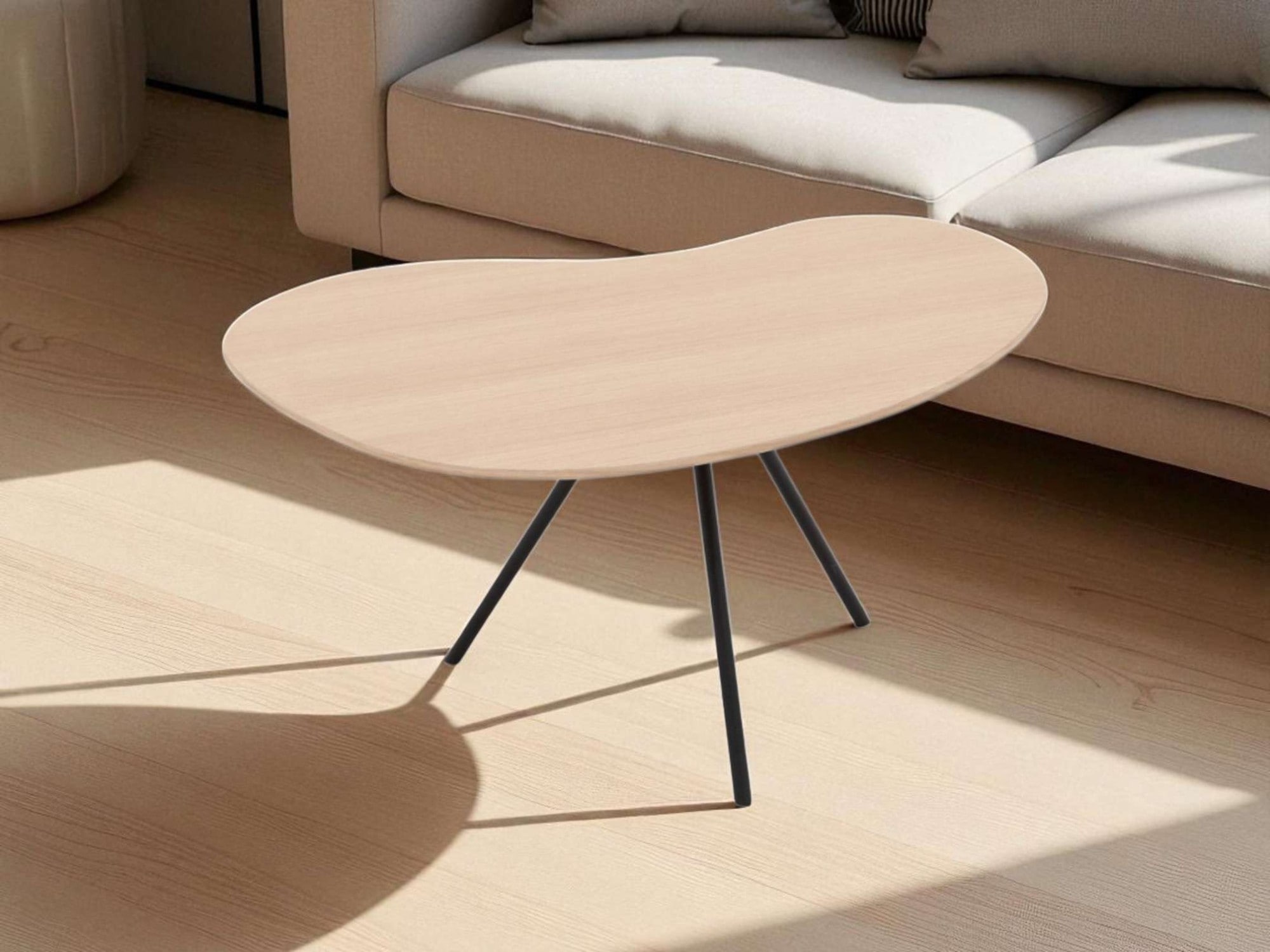 Home affaire Couchtisch »Arendal, Tisch, Satztisch, Kaffeetisch, Sofatisch« 1 Stk. tlg. Tischplatte mit Echtholzfurnier aus Eiche, Gestell aus Metall, FSC®