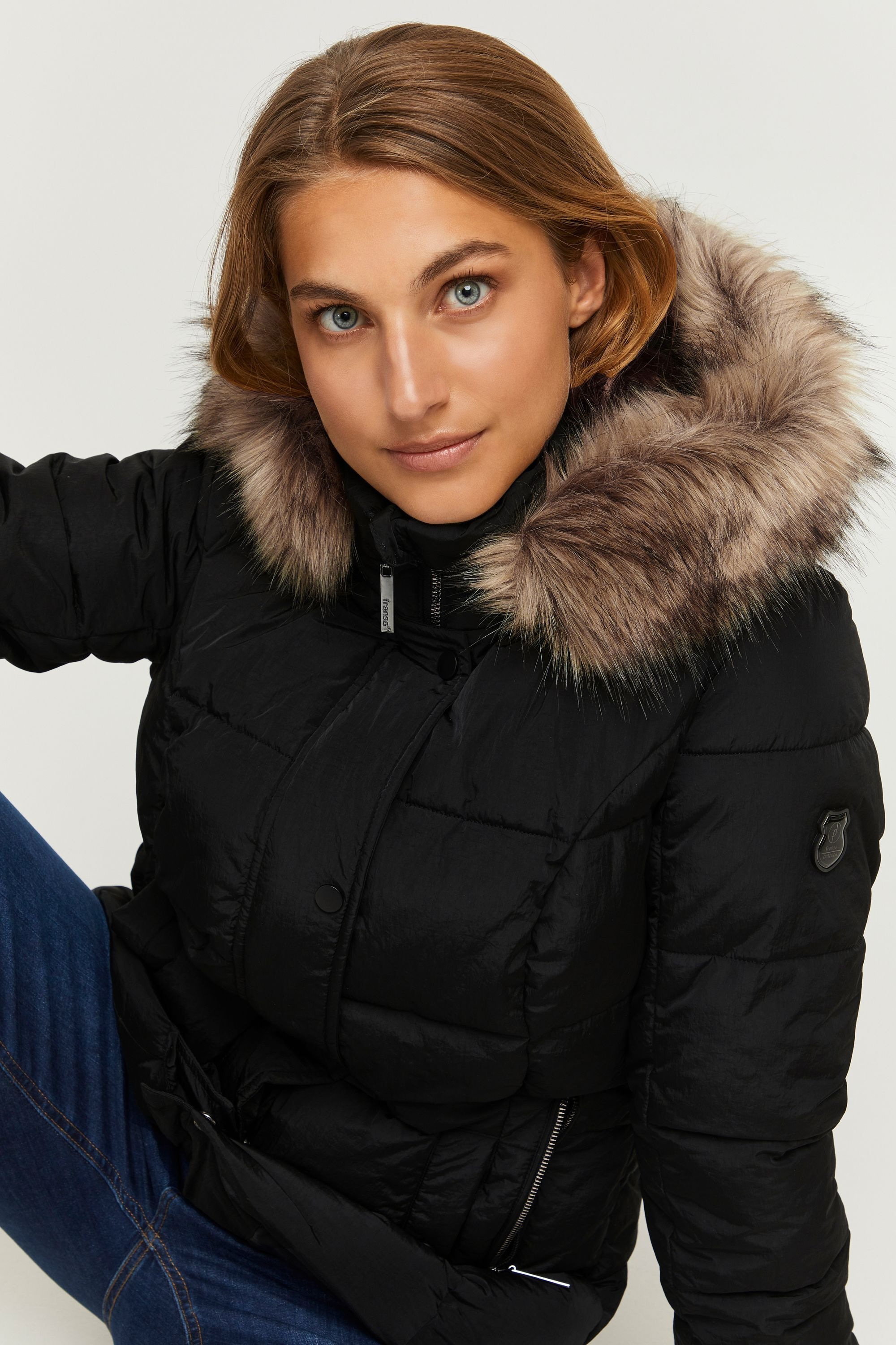 fransa Winterjacke »Winterjacke FRBac«, mit Kapuze