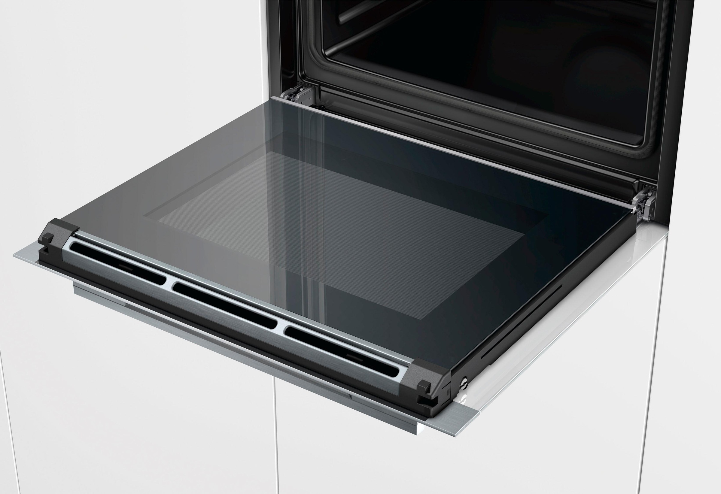 SIEMENS Pyrolyse Backofen  »HB674GBW1«, mit Teleskopauszug nachrüstbar, Pyrolyse-Selbstreinigung, mit activClean